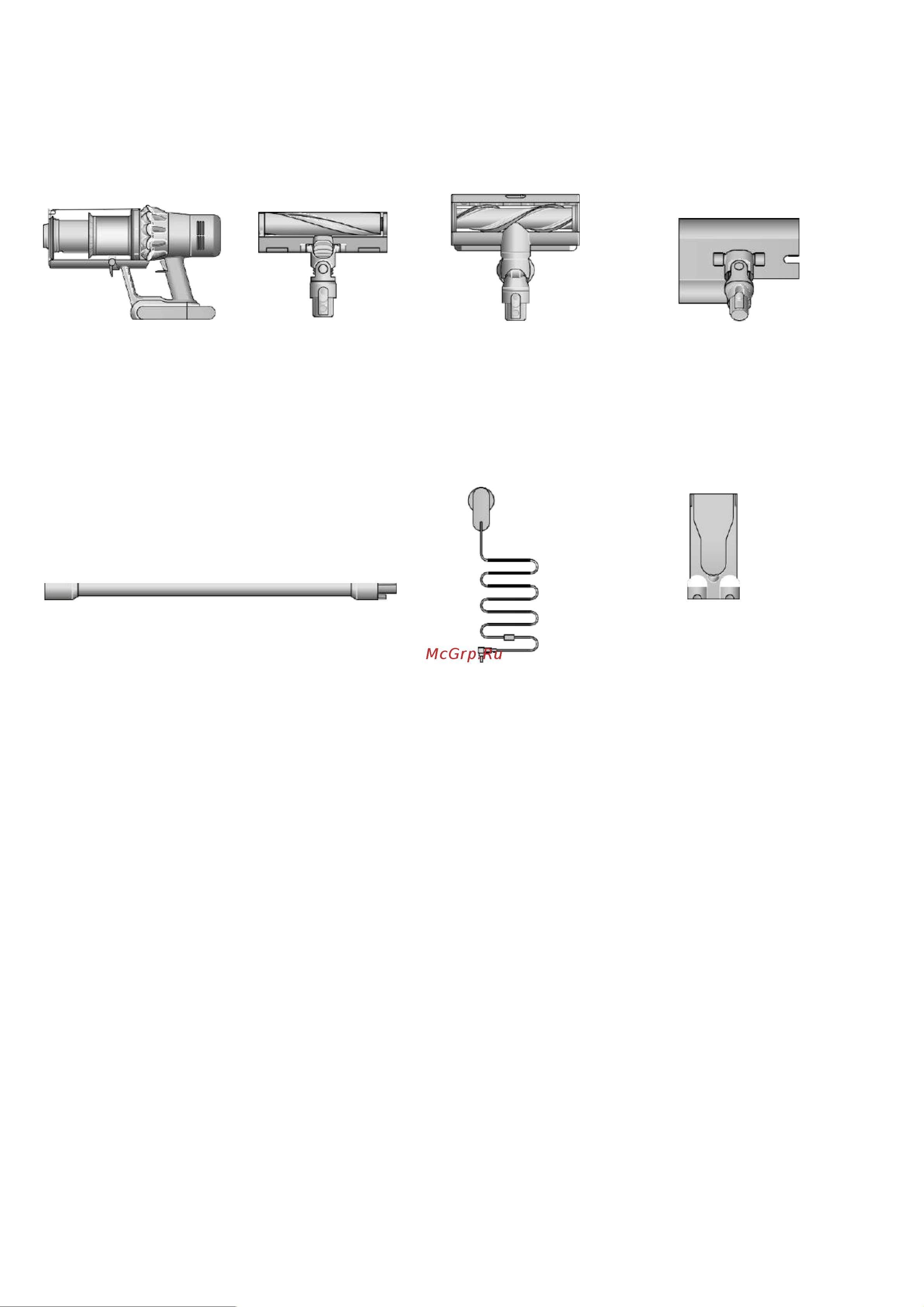 Dyson V15 Detect Submarine Gray Руководство по эксплуатации онлайн [2/35] 881079