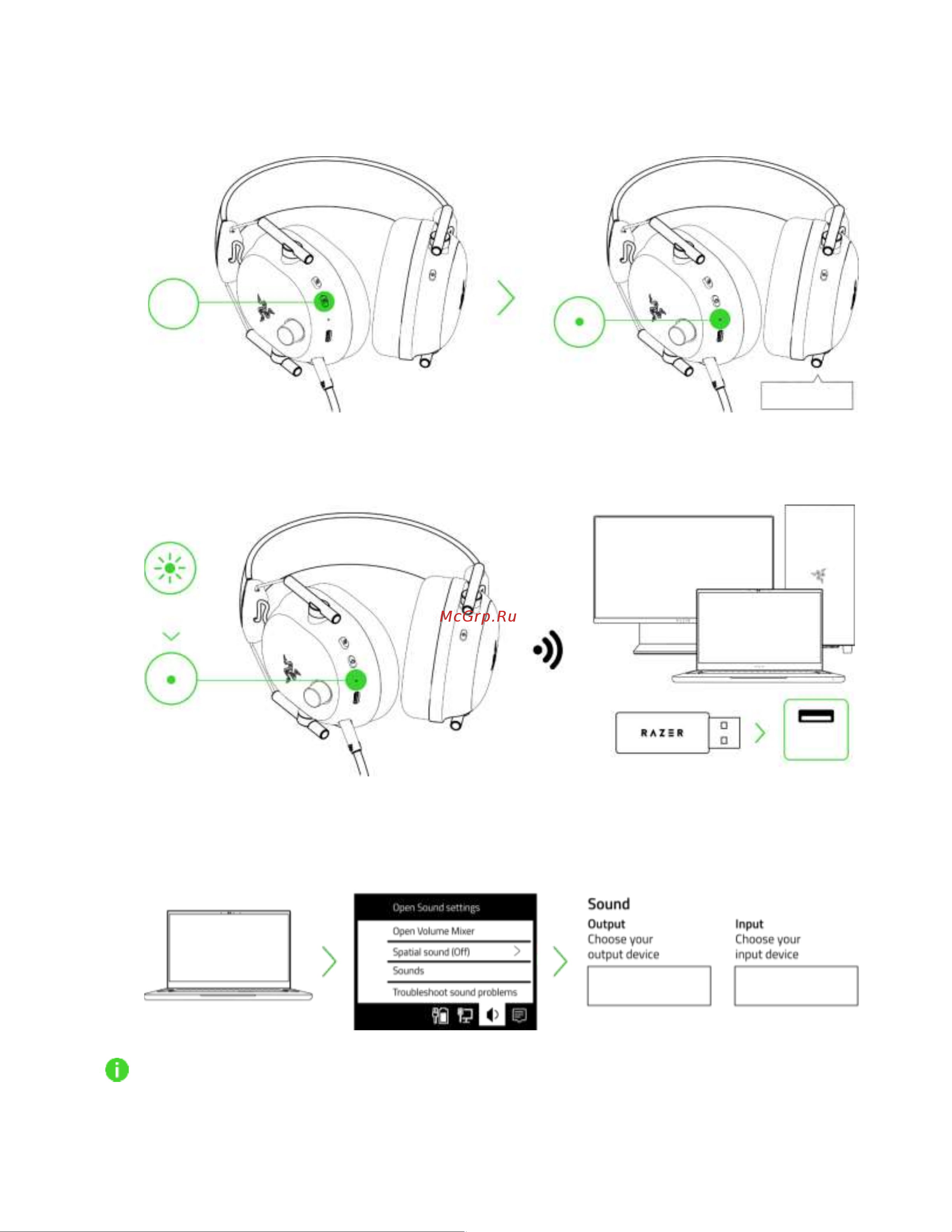 Razer Blackshark V2 Pro 2023 (RZ04-04530100-R3M1) Руководство по эксплуатации онлайн [9/39] 887837
