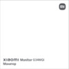 Xiaomi 34"/VA/3440x1440/180Гц/черный (G34WQi) Руководство по эксплуатации