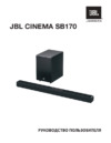 JBL Cinema SB170 ( Руководство по эксплуатации