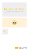 Osann Musca LX Isofix Dark Grey Руководство по эксплуатации