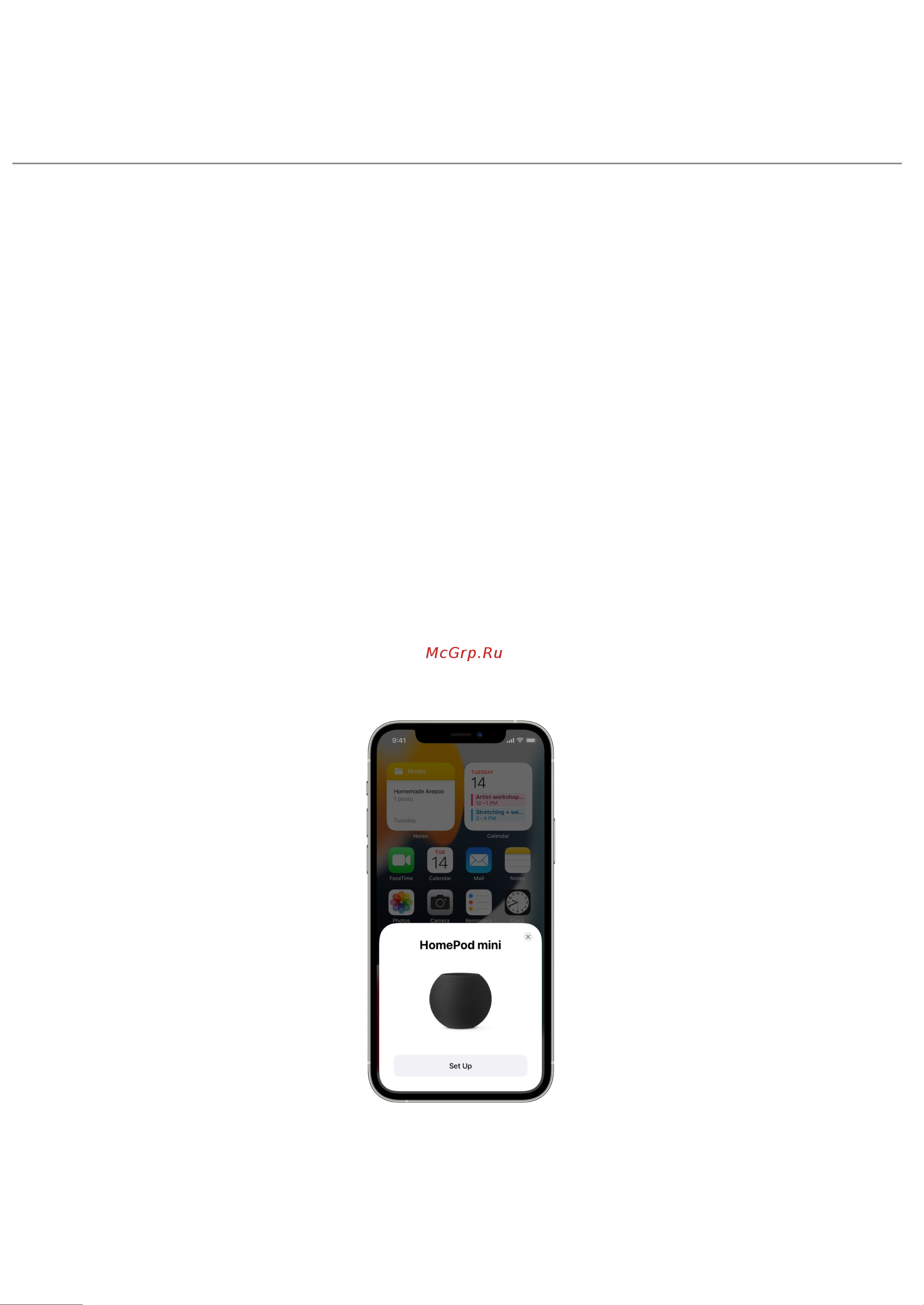 Apple HomePod mini Grey Руководство по эксплуатации онлайн [2/7] 877811