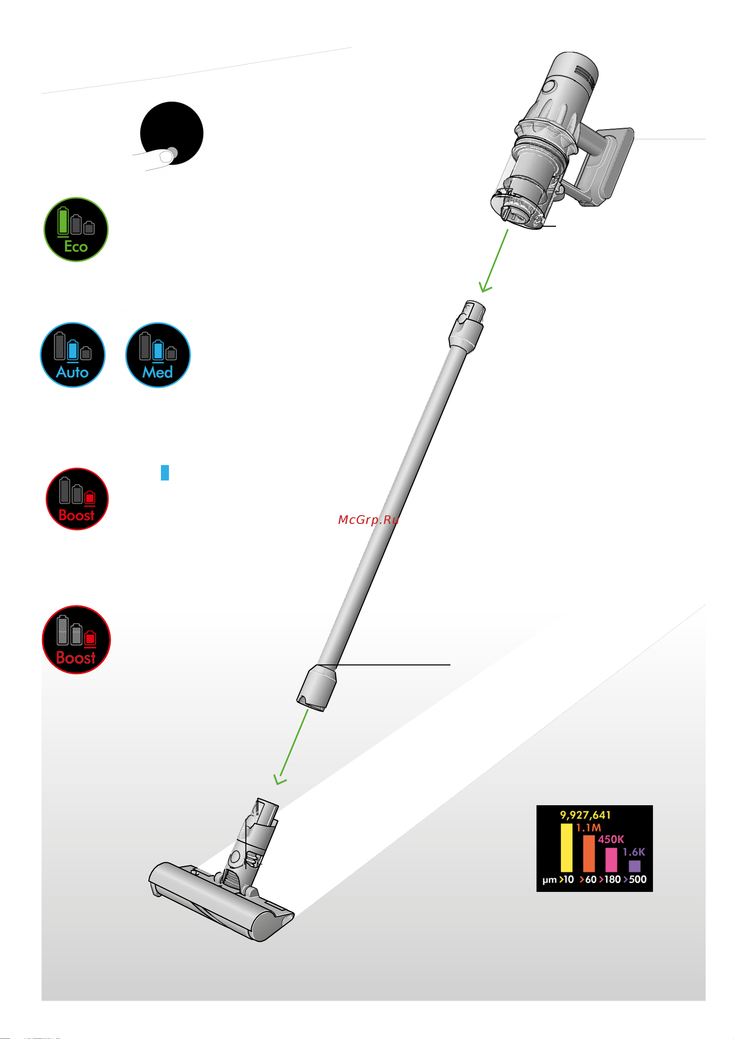 Dyson V12 Detect Slim Absolute (470521-01) Руководство по эксплуатации онлайн [4/33] 887702