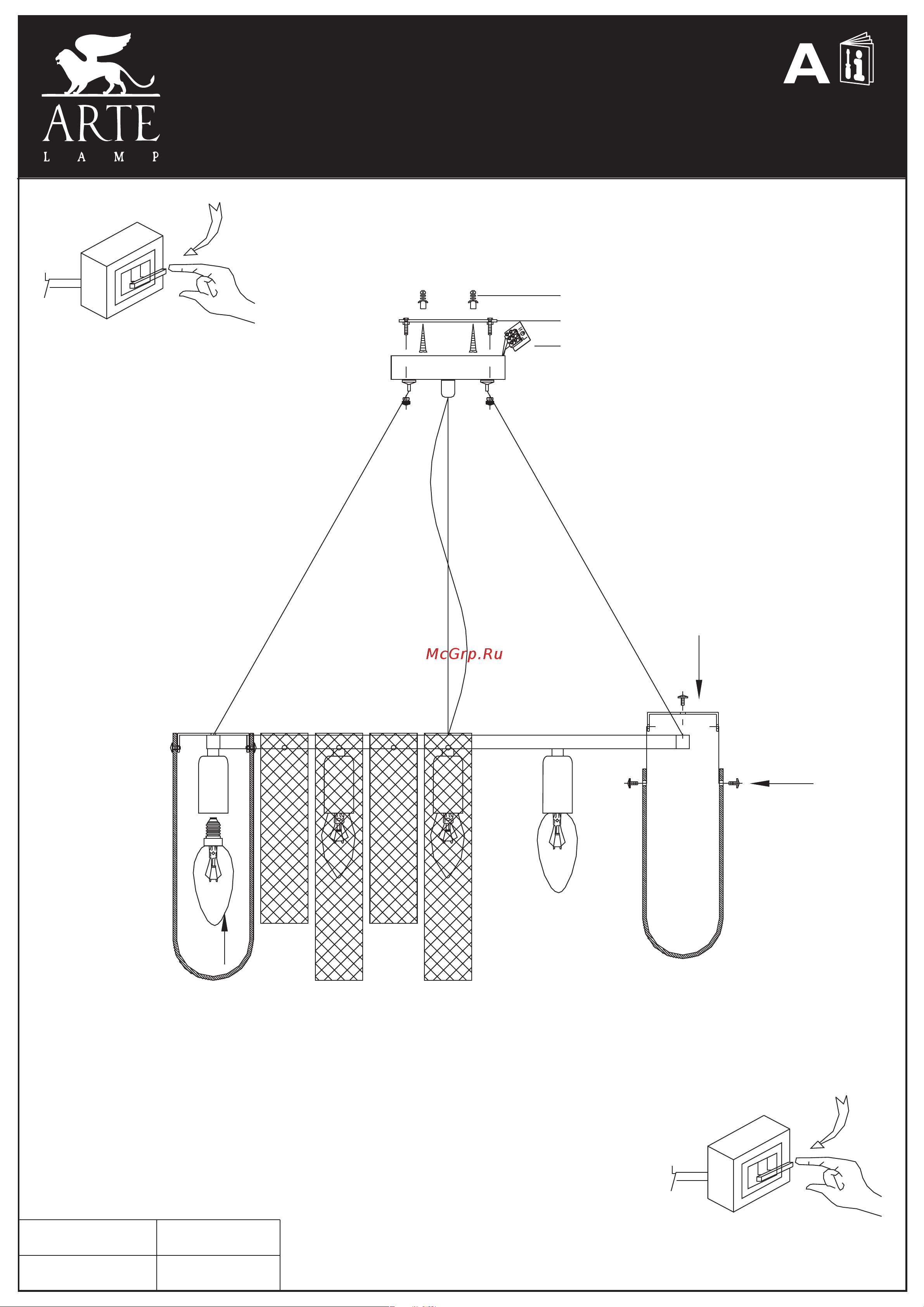 Arte Lamp A4074LM-10CC Руководство по эксплуатации онлайн