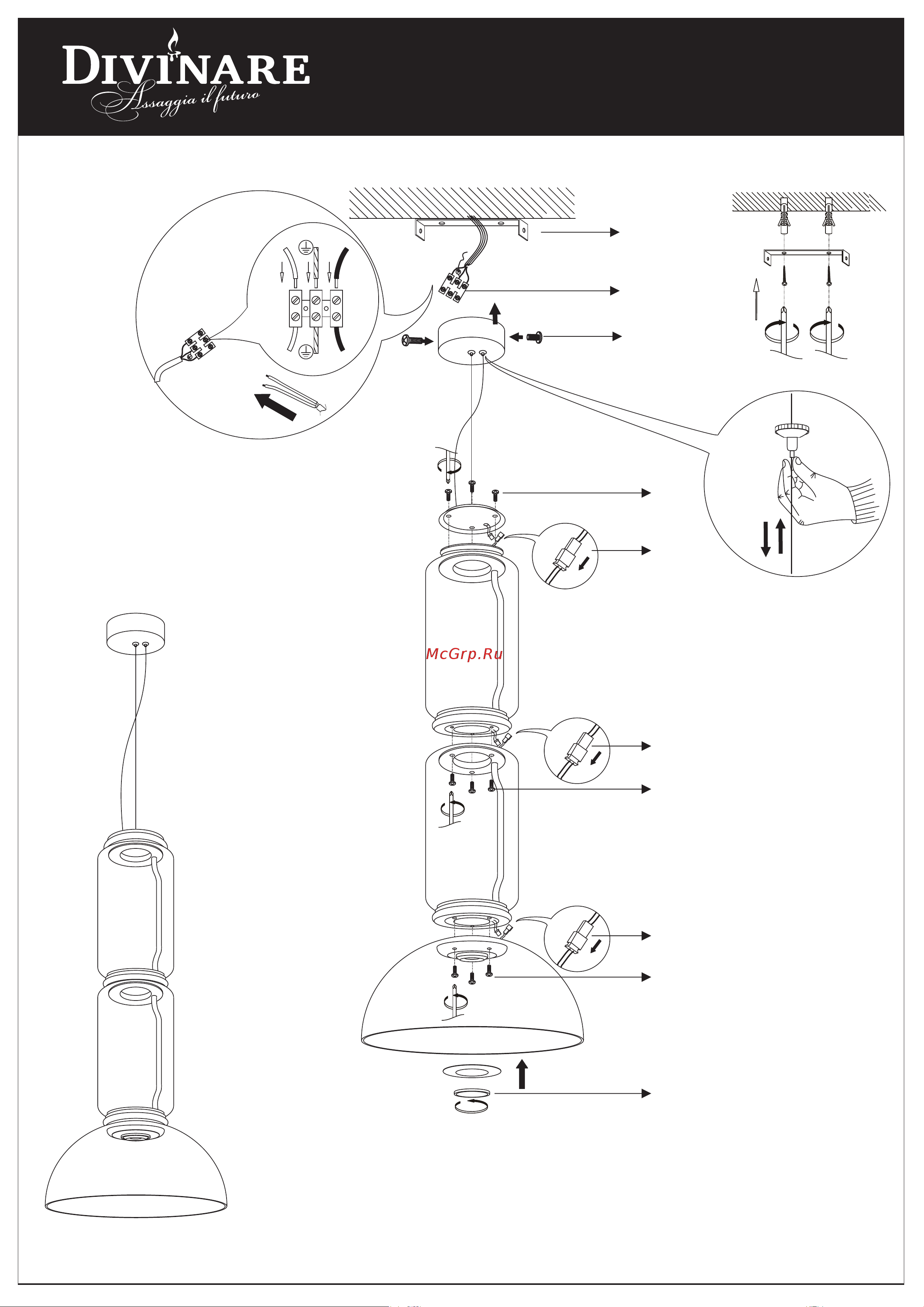 Divinare Trumpet 1242/06 SP-24 Руководство по эксплуатации онлайн