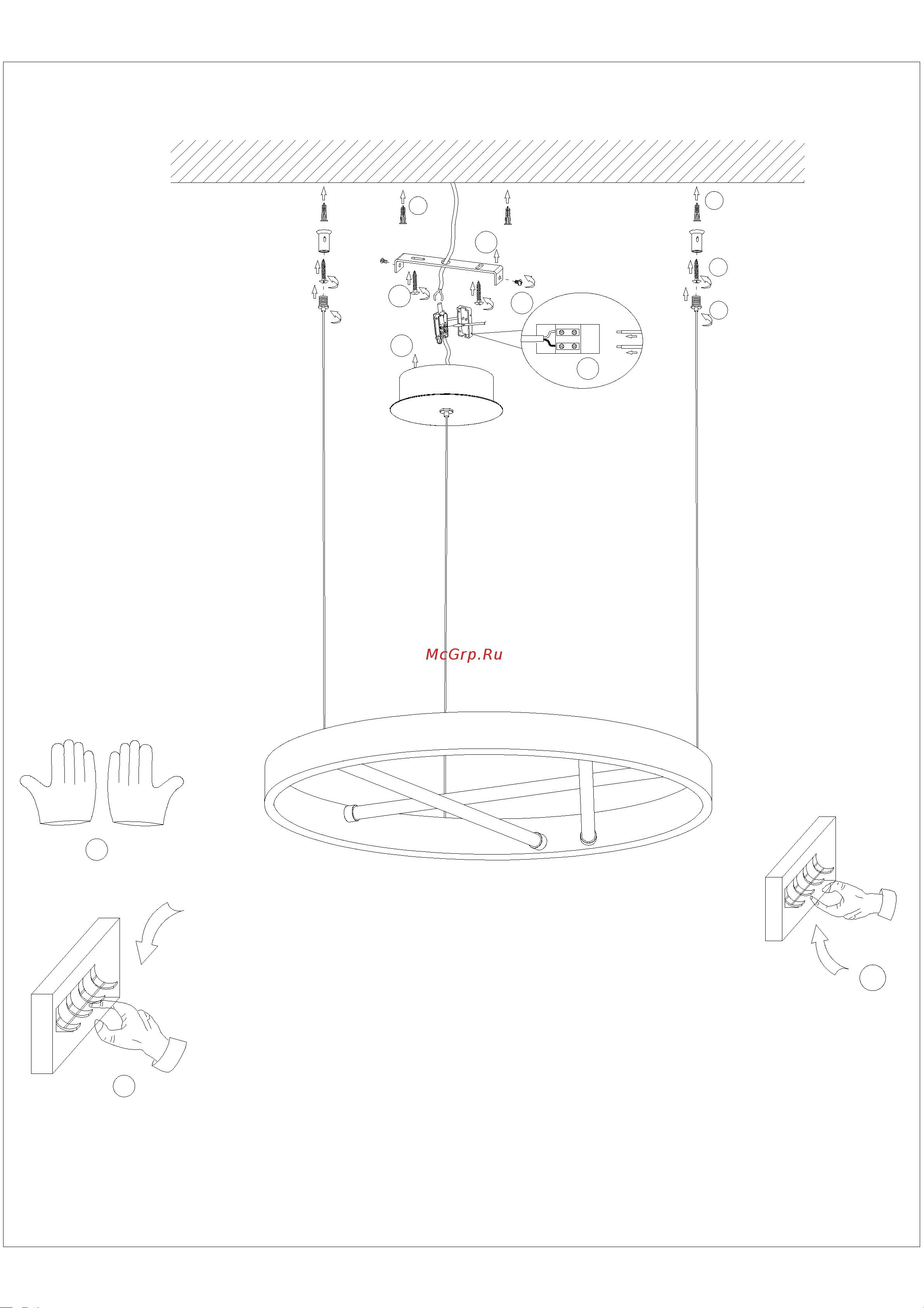 Arte Lamp A1874SP-32BK Руководство по эксплуатации онлайн