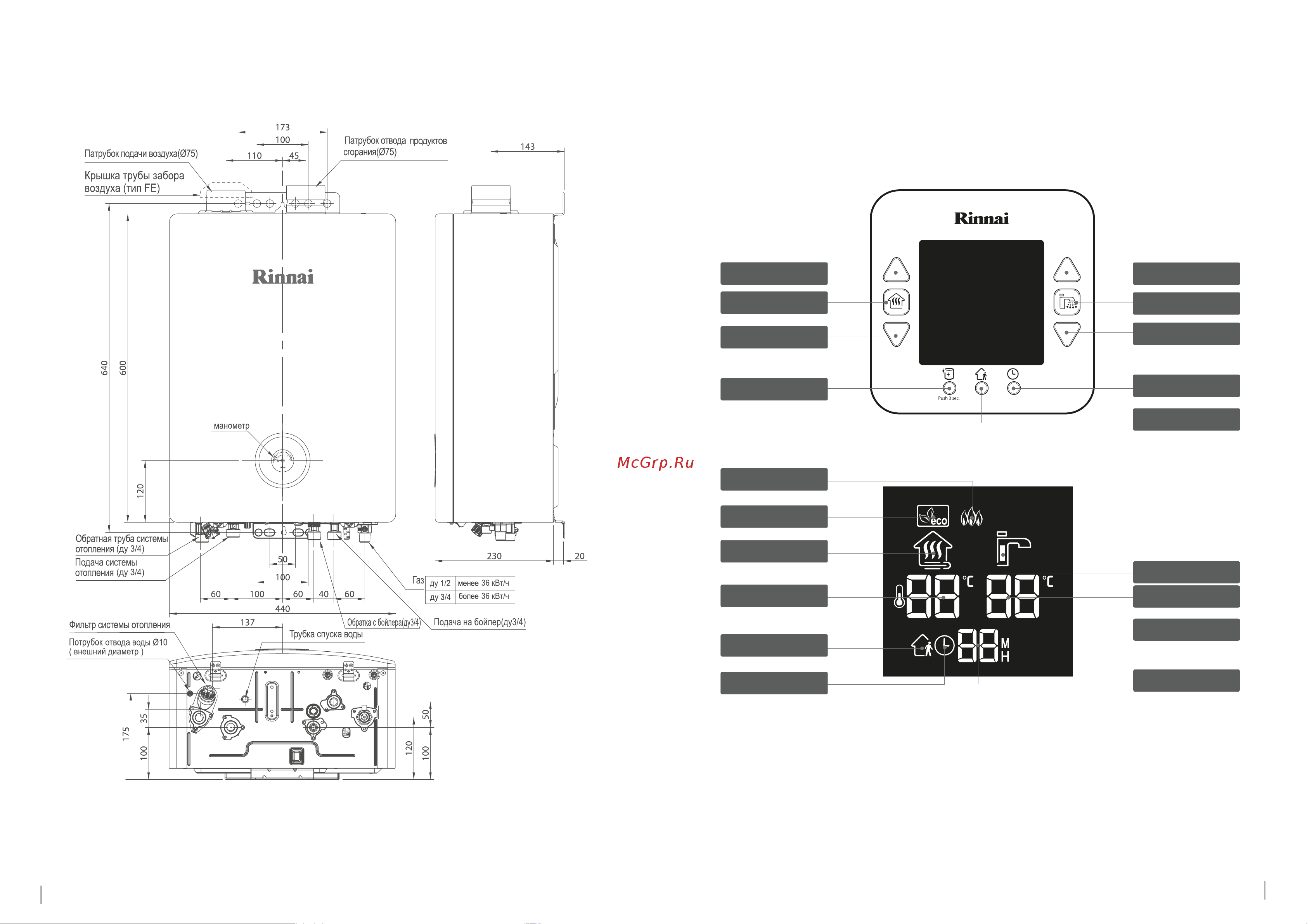 Rinnai BR-U42 Руководство по эксплуатации онлайн [6/6] 603835