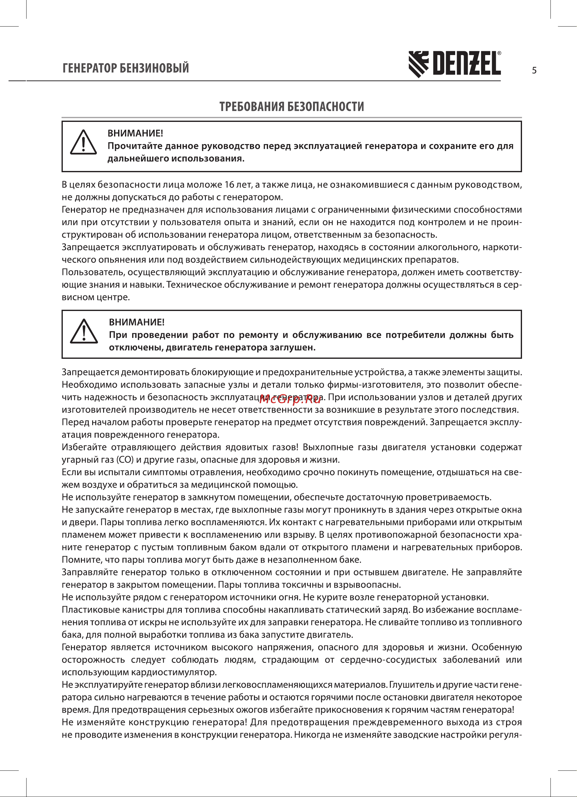 Denzel PS-95EA-PRO Руководство по эксплуатации онлайн [5/24] 884884