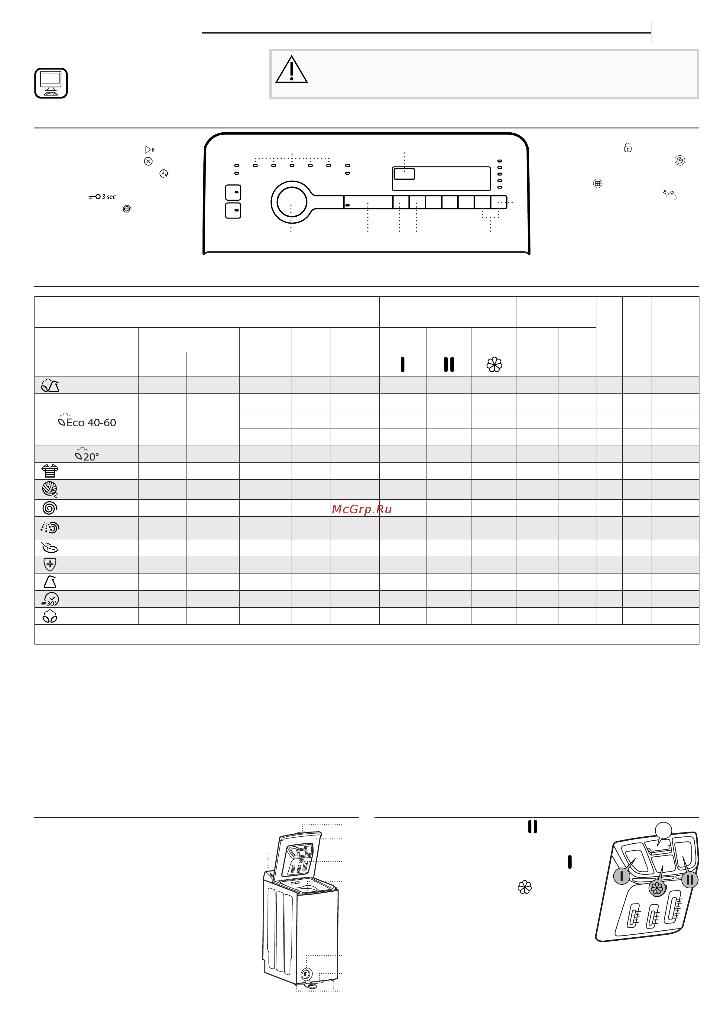 Whirlpool TDLR 6240SS Руководство по эксплуатации онлайн
