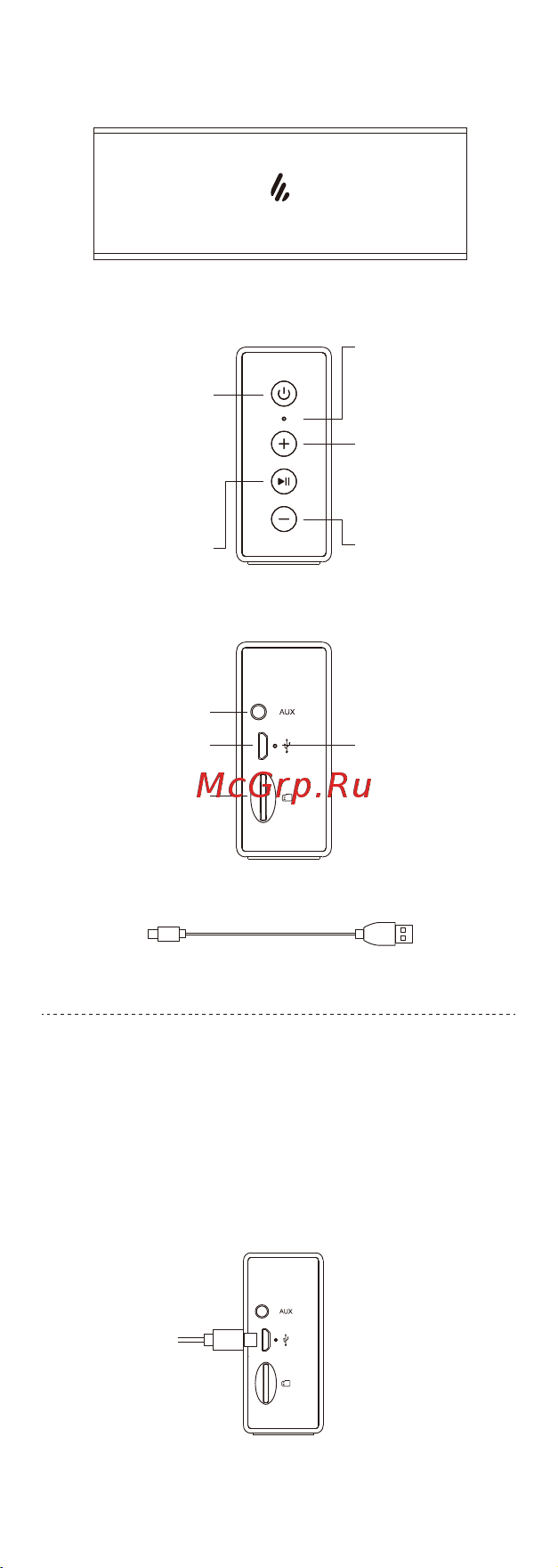 Edifier MP120 Grey Руководство по эксплуатации онлайн [3/8] 898081