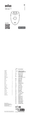 Braun S1 SE1-000 белый/ розовый Руководство по эксплуатации