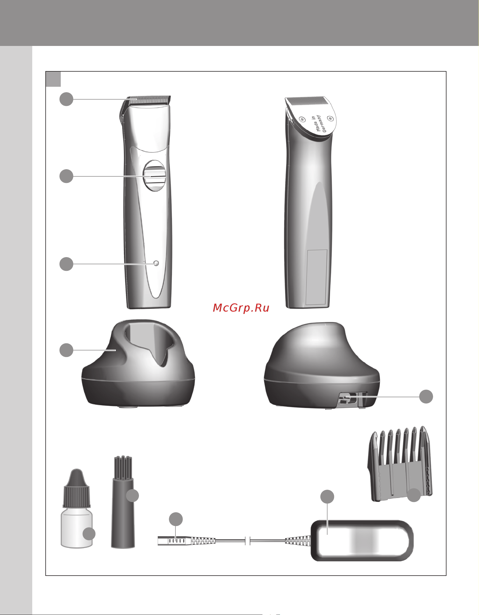 Moser T-Cut (1591-0070) Руководство по эксплуатации онлайн [2/148] 879164