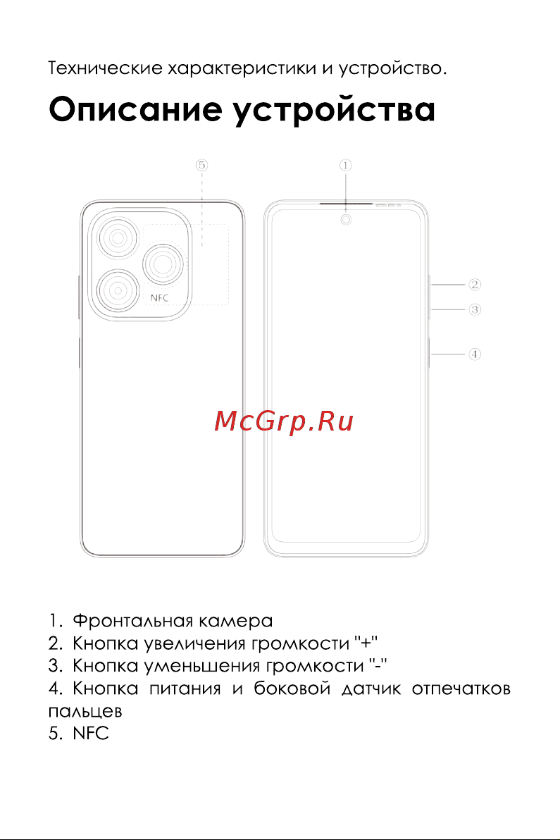 Infinix Hot 40i 8/256GB Золотистый Руководство по эксплуатации онлайн [5/11] 879273