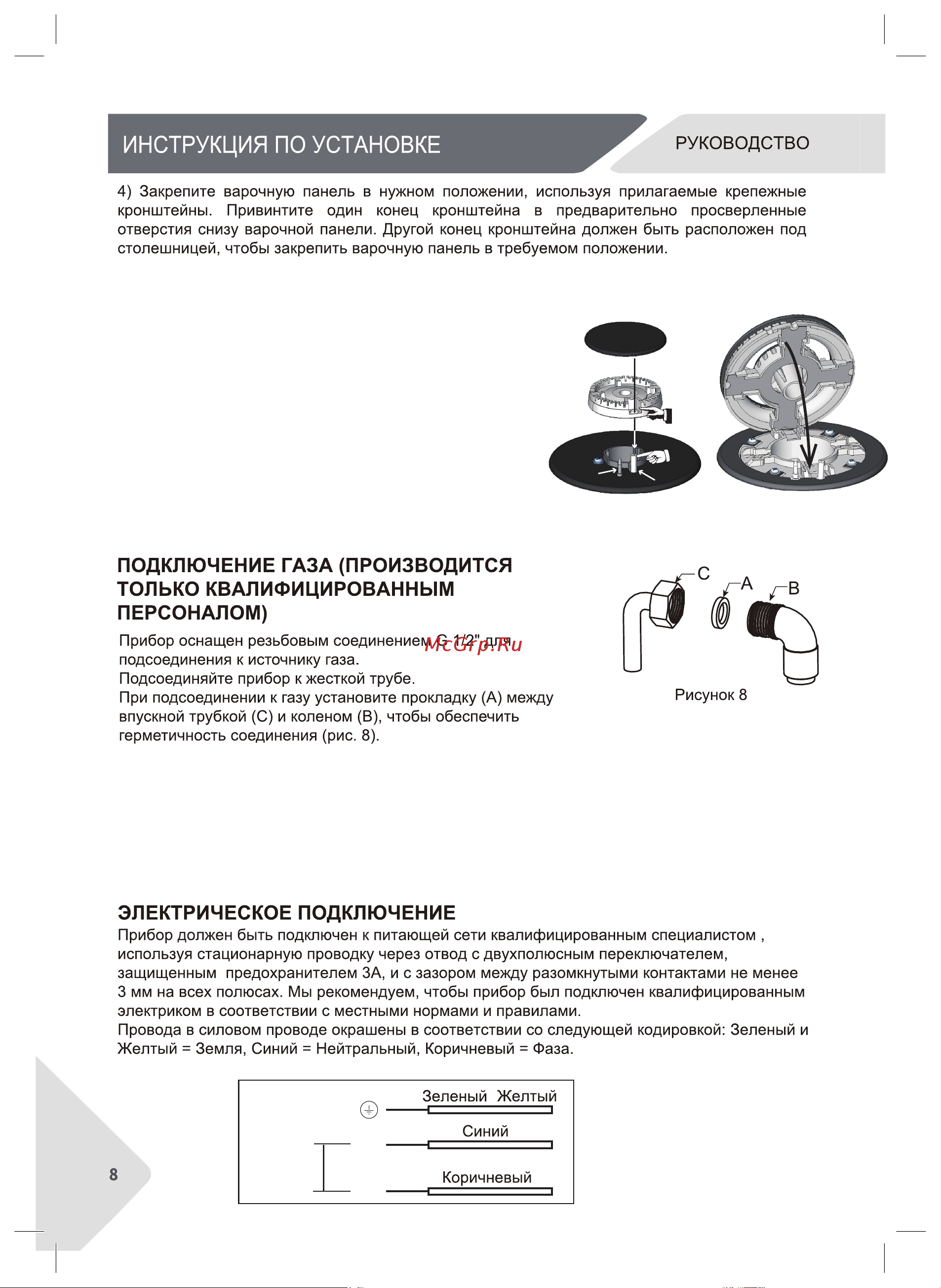Candy CHXG64CNB Руководство по эксплуатации онлайн [8/28] 879302