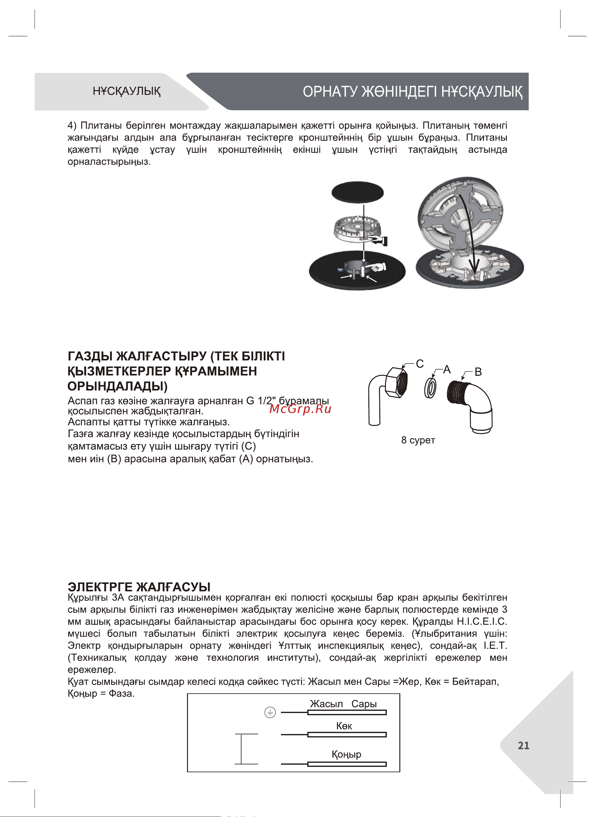 Candy CHXG64CNW Руководство по эксплуатации онлайн [21/28] 882734
