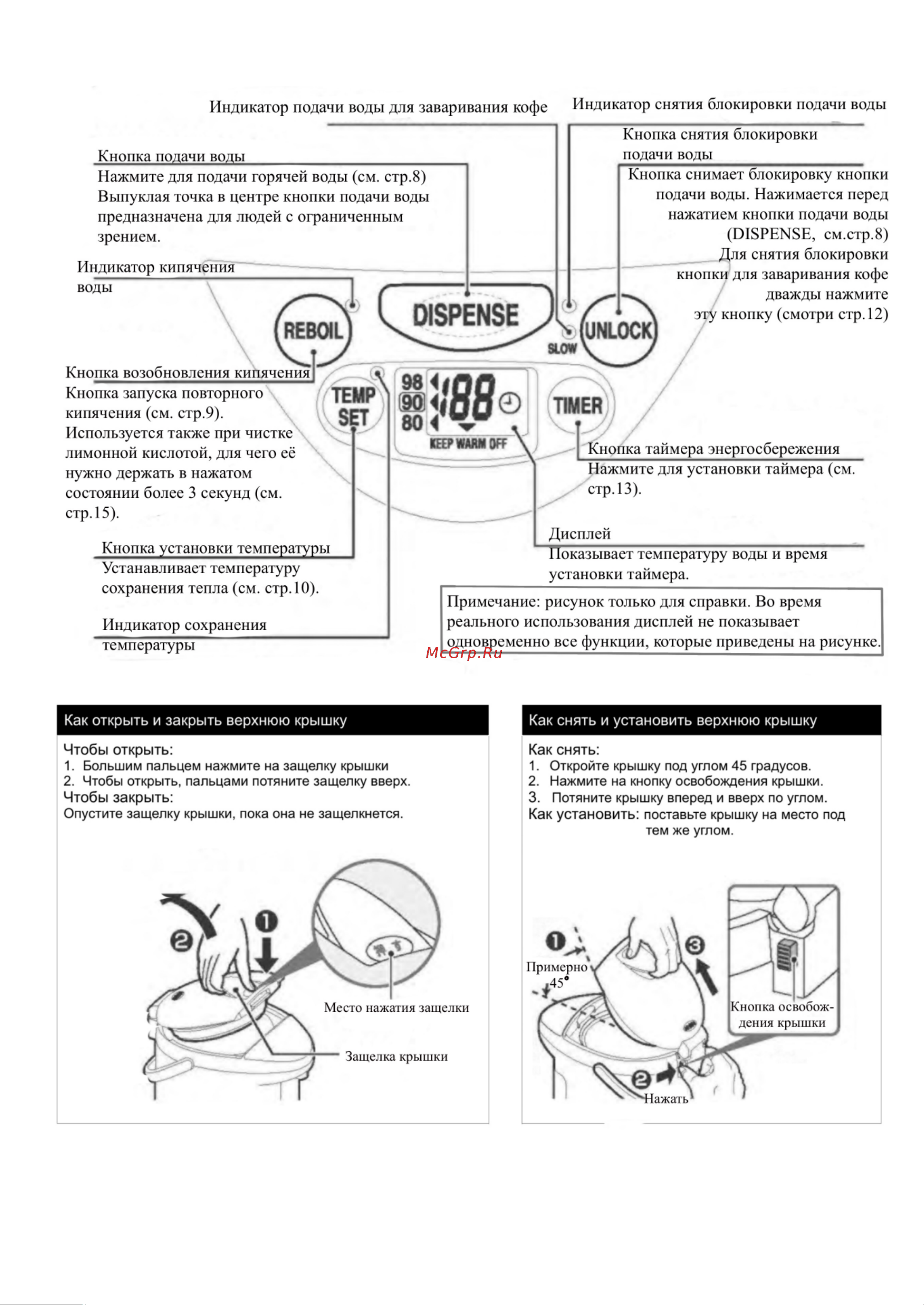 Zojirushi CD-QAQ40 TA Руководство по эксплуатации онлайн [6/18] 879759