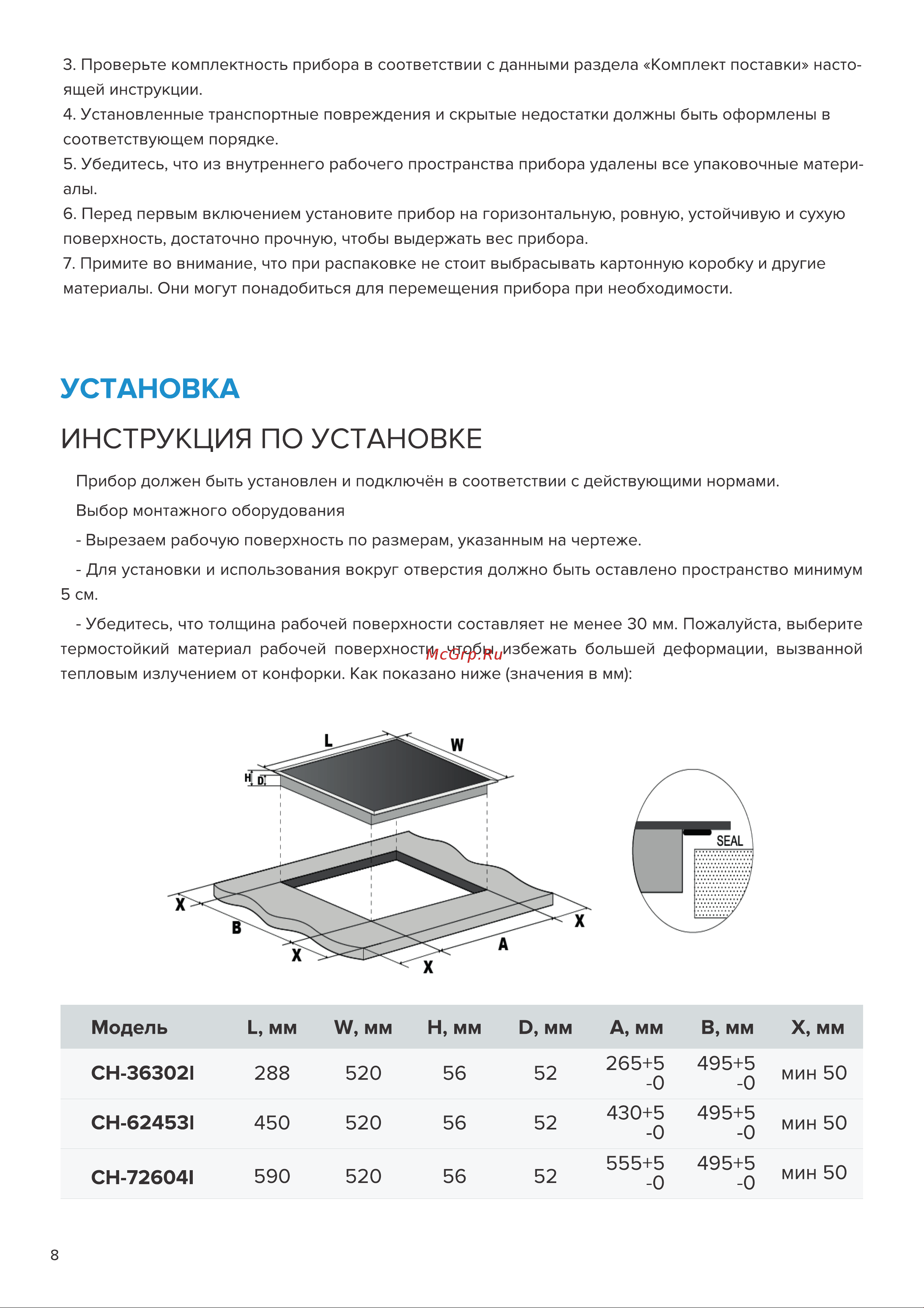 Libhof CH-36302I Руководство по эксплуатации онлайн [8/40] 879892