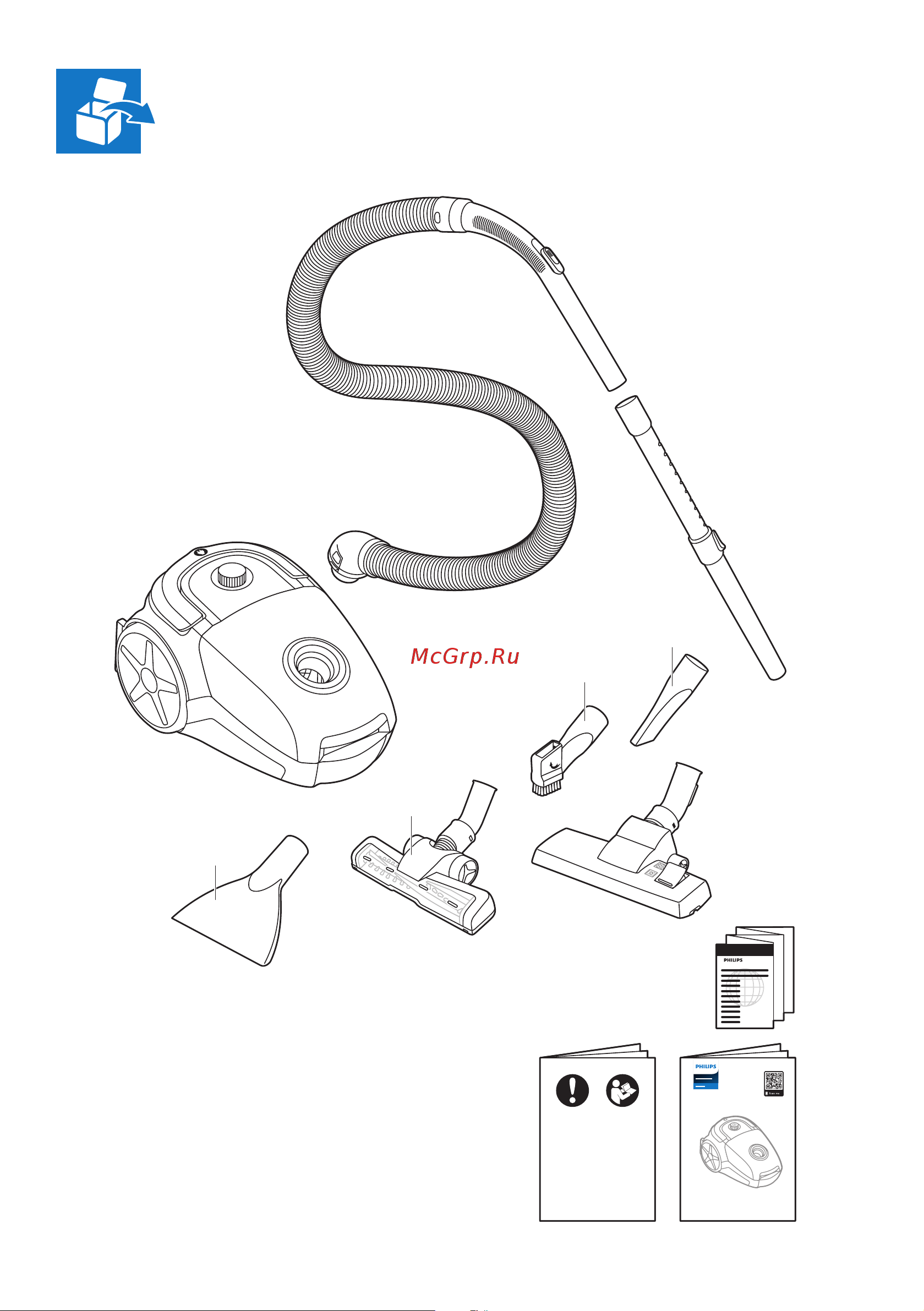 Philips FC8243/09 Руководство по эксплуатации онлайн [2/8] 880013