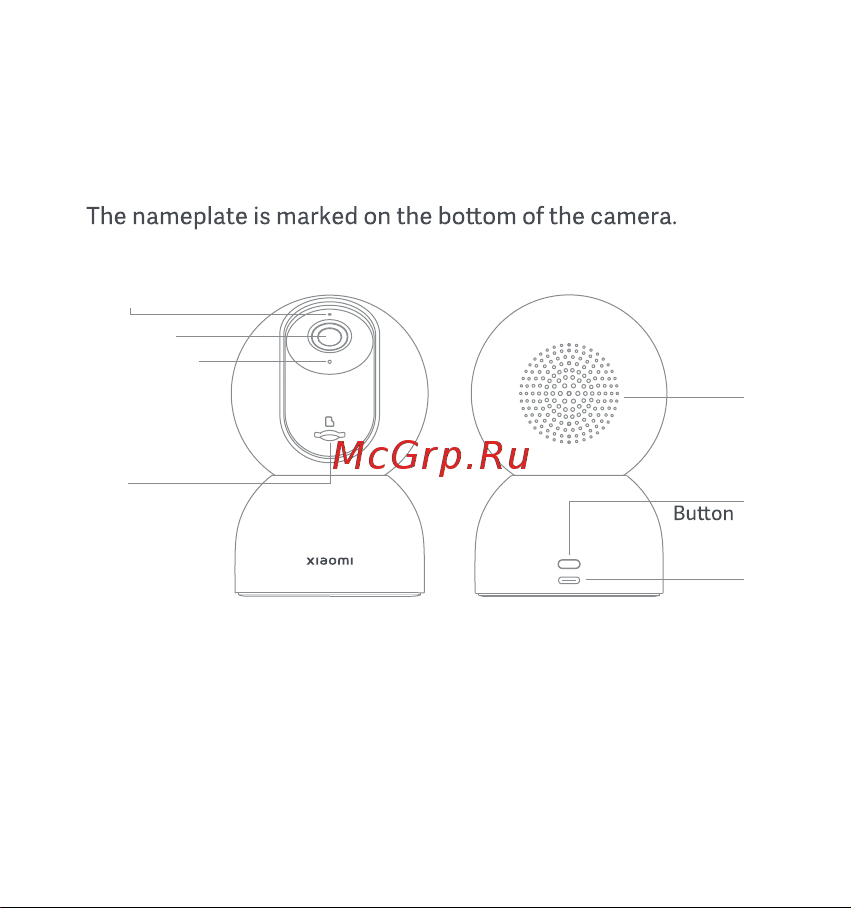 Xiaomi Smart Camera C400 MJSXJ11CM Руководство по эксплуатации онлайн [2/10] 880127