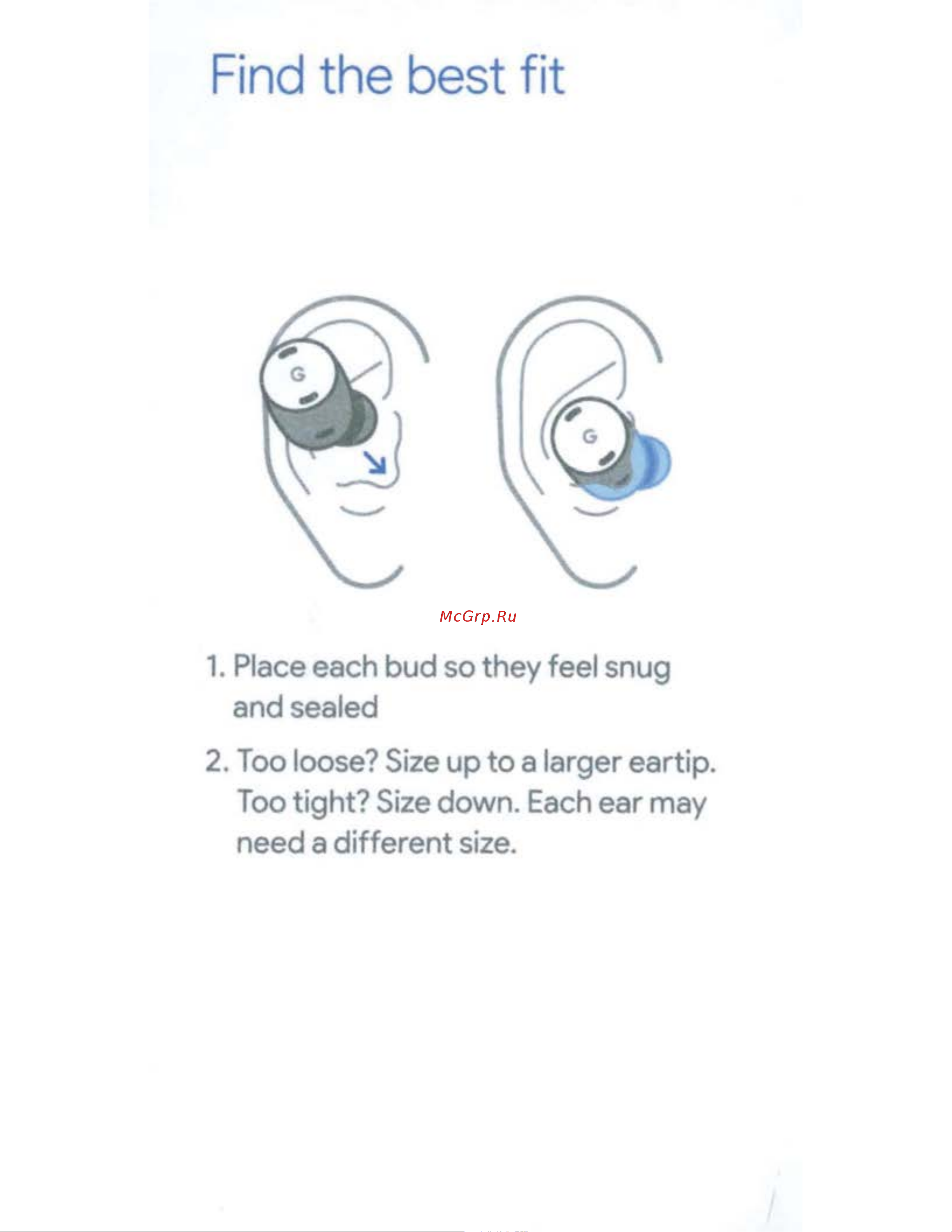 Google Pixel Buds Pro Beige Руководство по эксплуатации онлайн [4/19] 880319