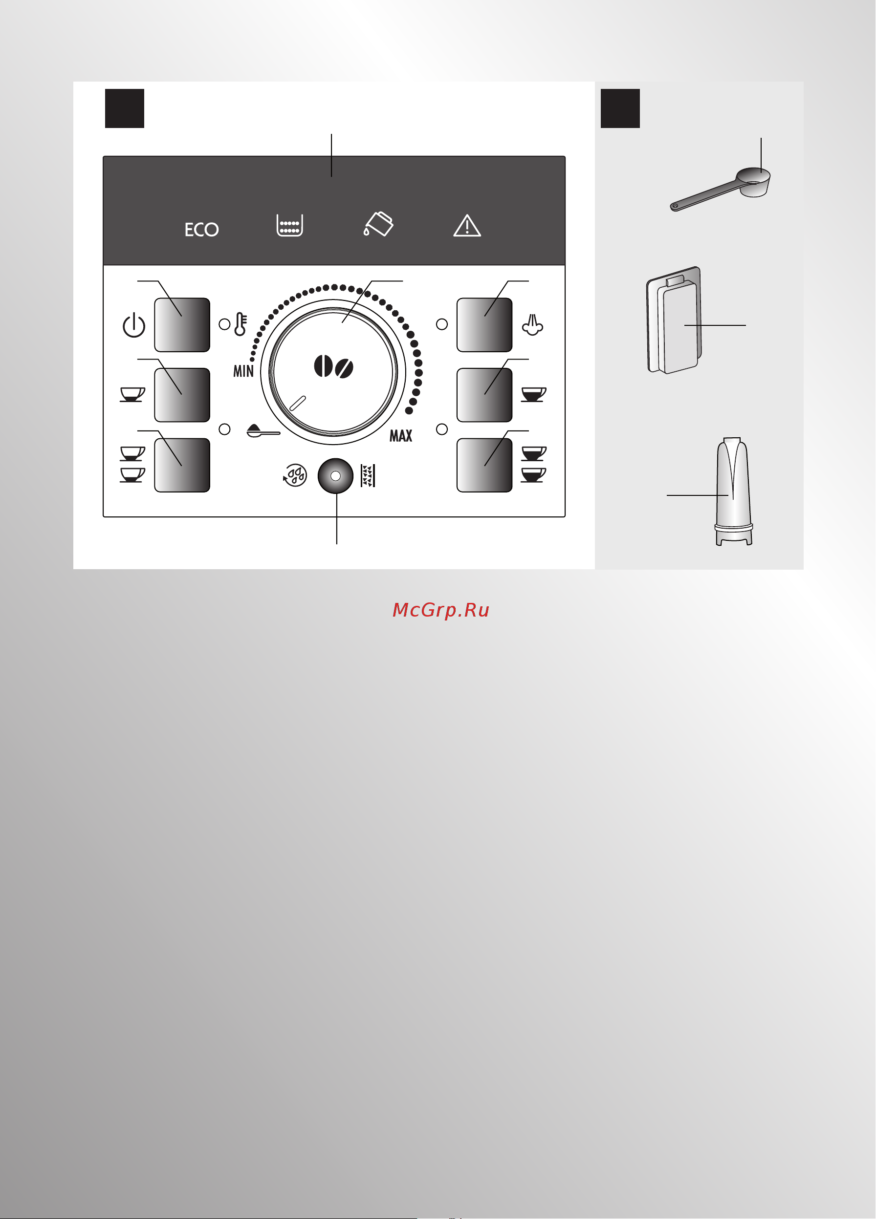 Delonghi Magnifica S ECAM21.117.W Руководство по эксплуатации онлайн [3/6] 880323