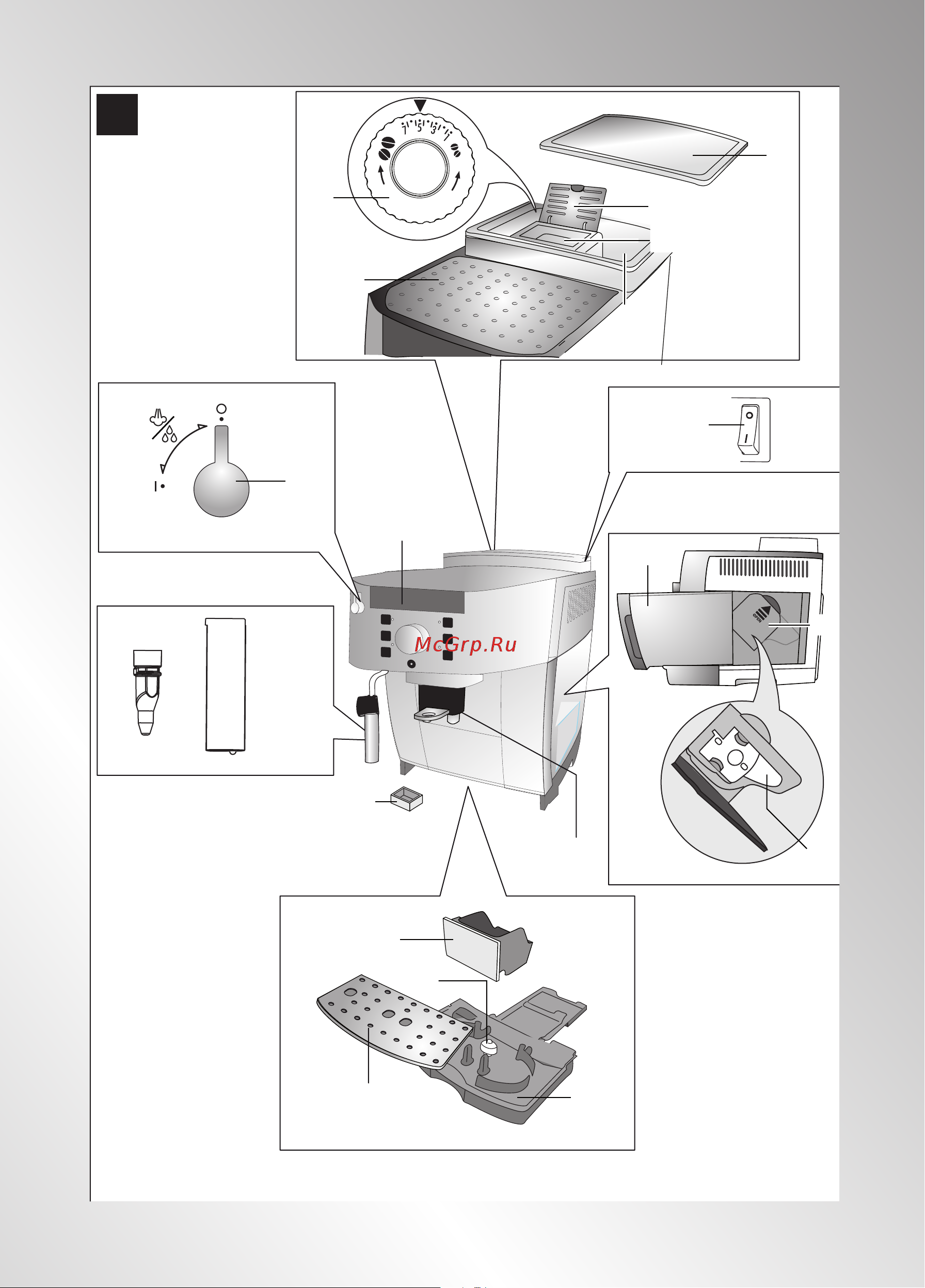 Delonghi Magnifica S ECAM21.117.W Руководство по эксплуатации онлайн [4/6] 880323