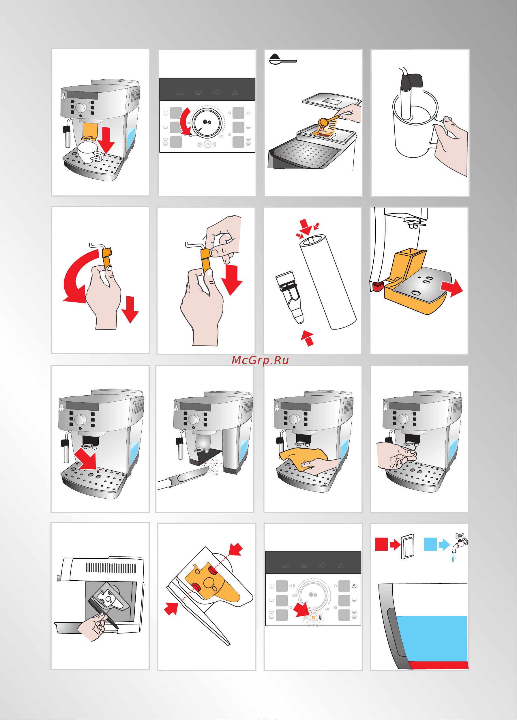 Delonghi Magnifica S ECAM21.117.W Руководство по эксплуатации онлайн [6/6] 880323