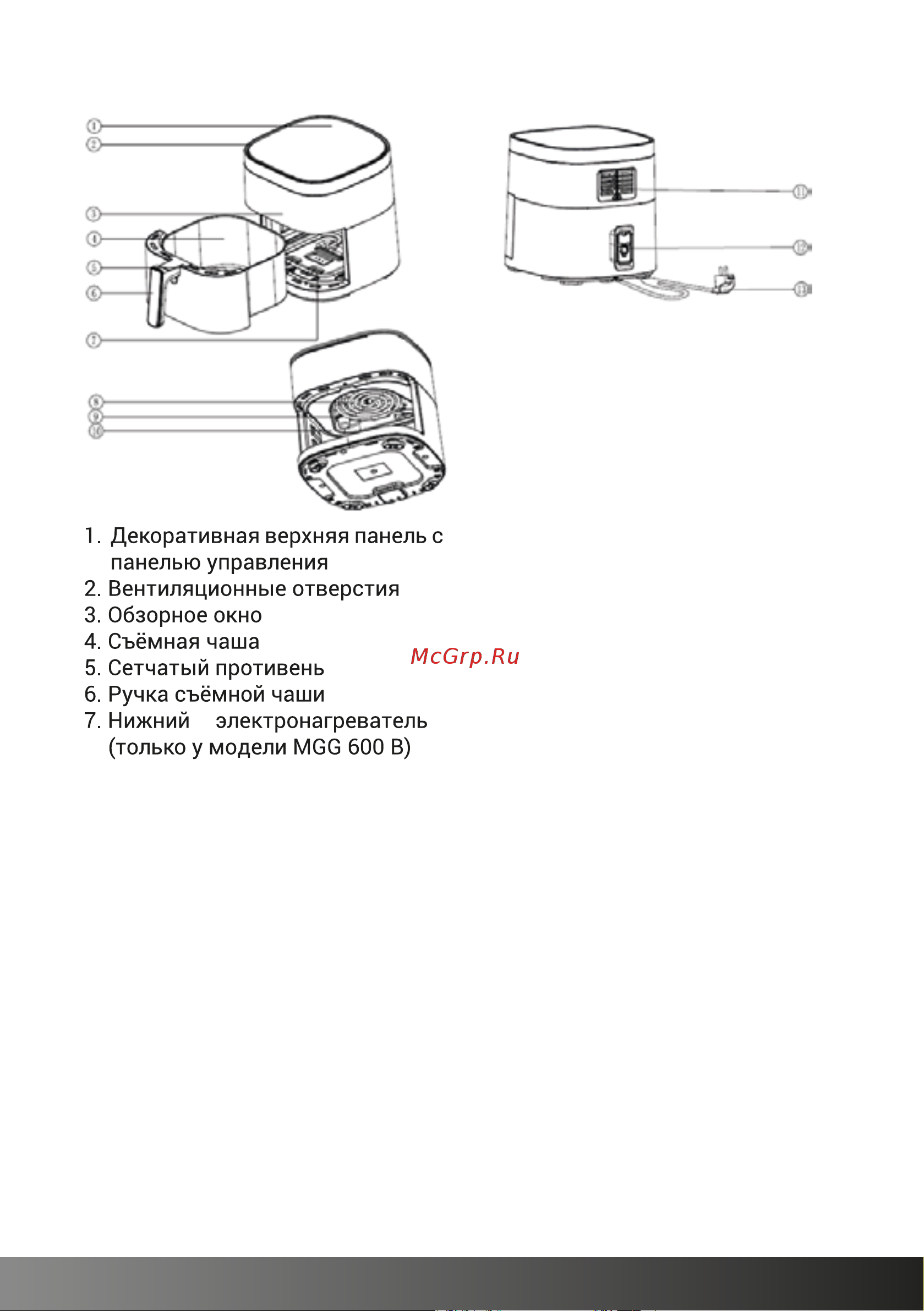 Hiberg MGS 500 B Руководство по эксплуатации онлайн [11/28] 880651
