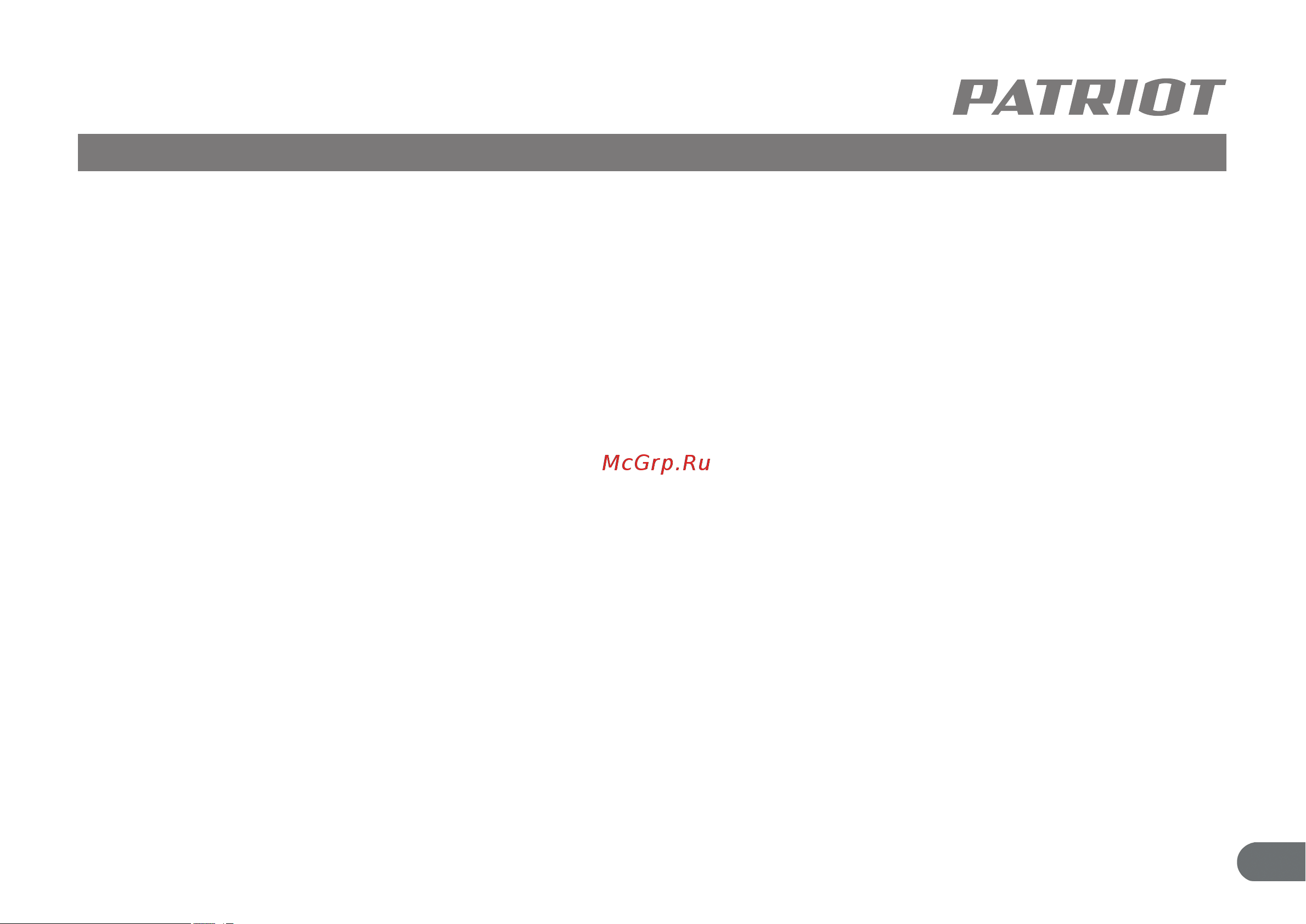 Patriot FD 675 HL Руководство по эксплуатации онлайн [3/11] 880770