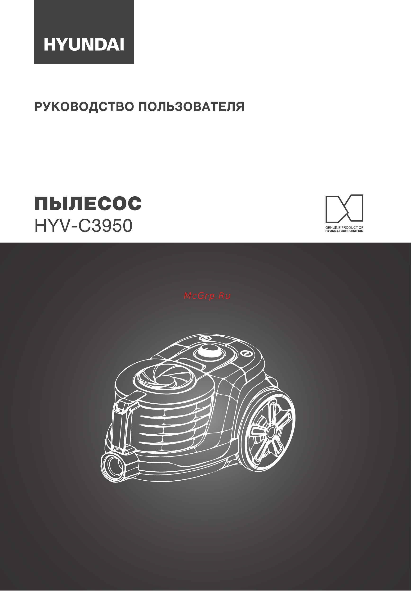 Hyundai HYV-C3950 Руководство по эксплуатации онлайн