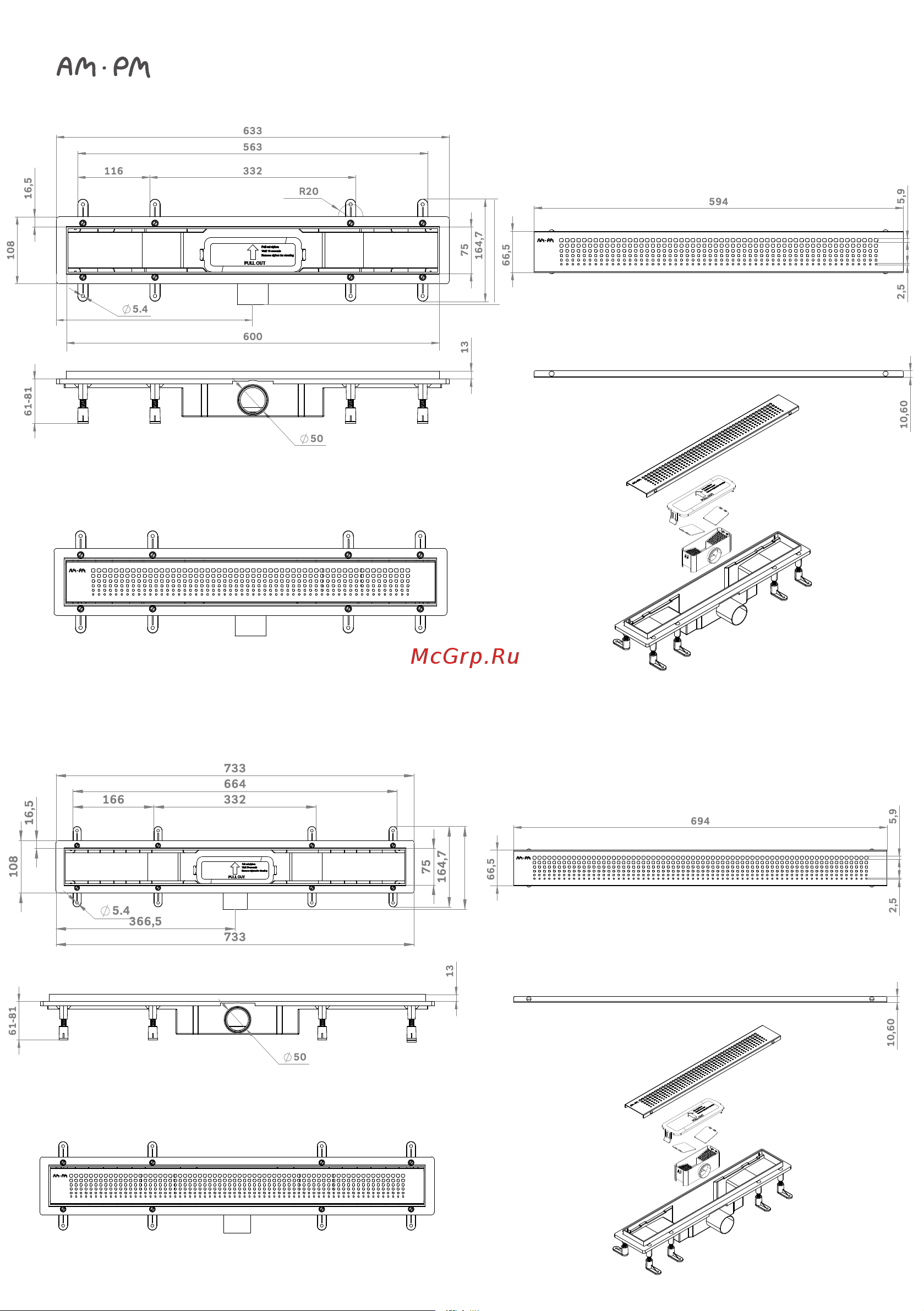 AM.PM W02SC-U11-090-04SB Руководство по эксплуатации онлайн [7/32] 881586