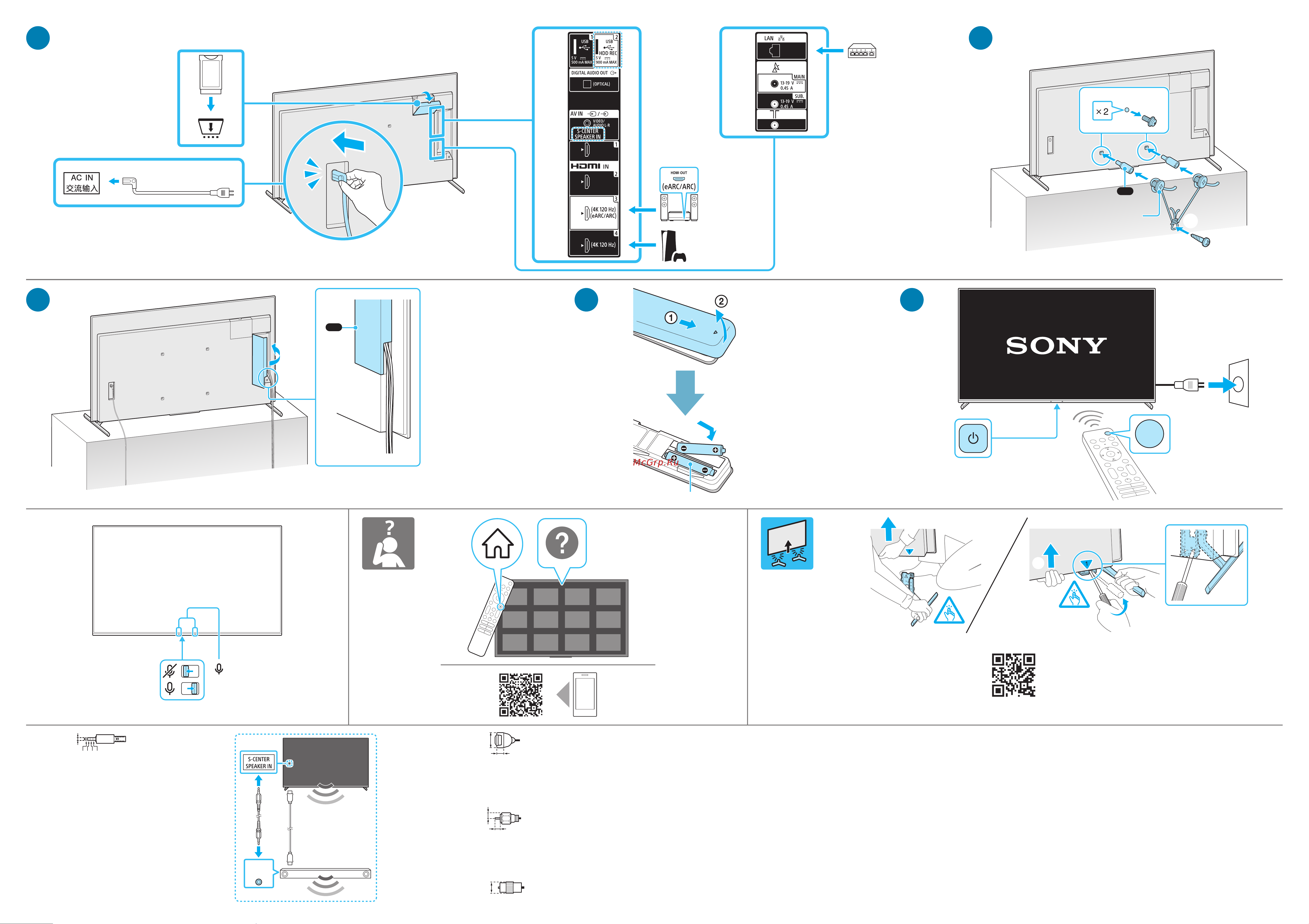 Sony XR-55A80L Руководство по эксплуатации онлайн [2/2] 881682