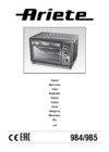 Ariete 881759 Руководство по эксплуатации