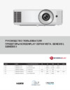 InFocus SP124 ScreenPlay DLP/4000 лм/XGA/1,94-2,16:1/HDMI/3W/белый Руководство по эксплуатации