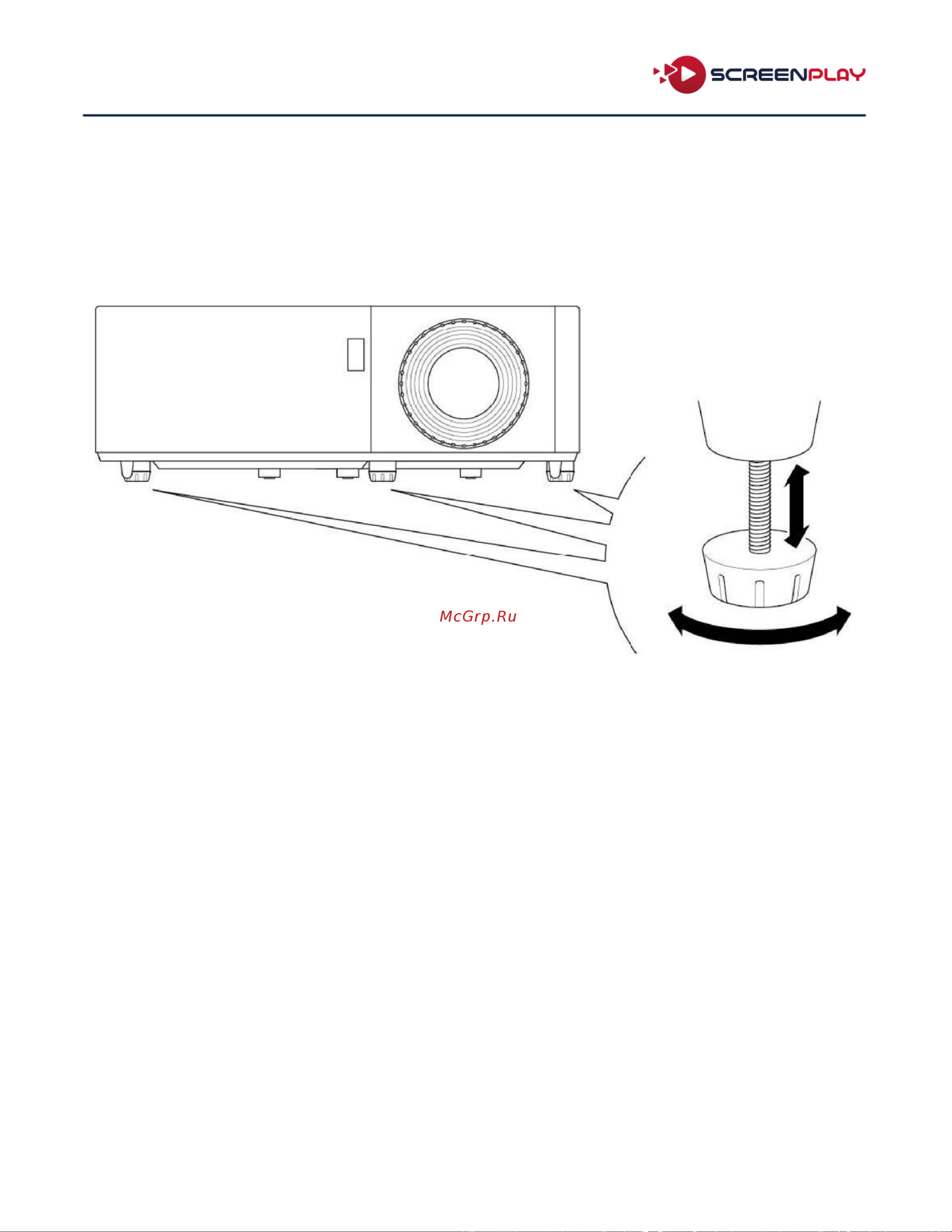 InFocus SP124 ScreenPlay DLP/4000 лм/XGA/1,94-2,16:1/HDMI/3W/белый Руководство по эксплуатации онлайн [27/87] 881887