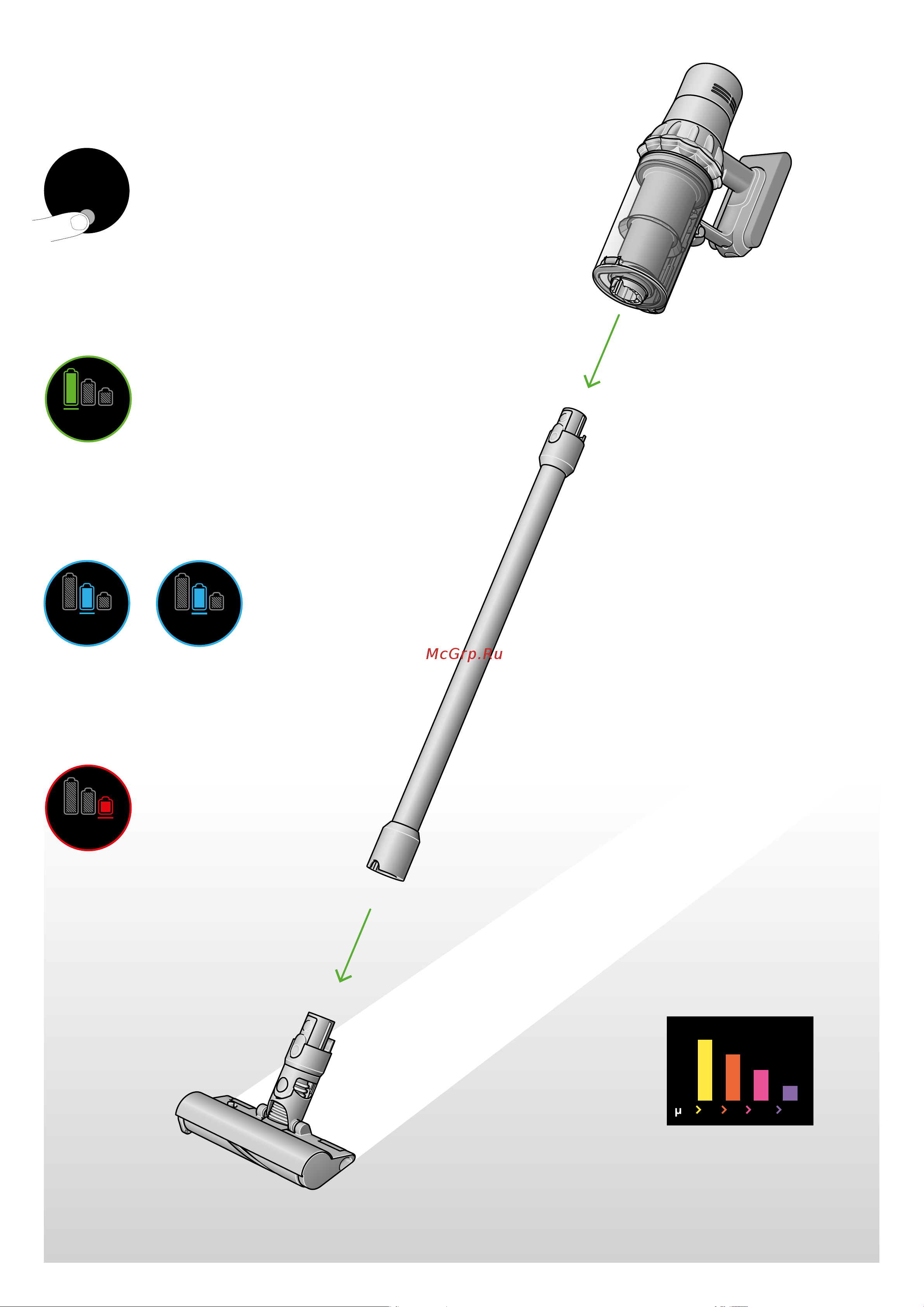 Dyson V15 Detect Absolute Руководство по эксплуатации онлайн [3/17] 882045