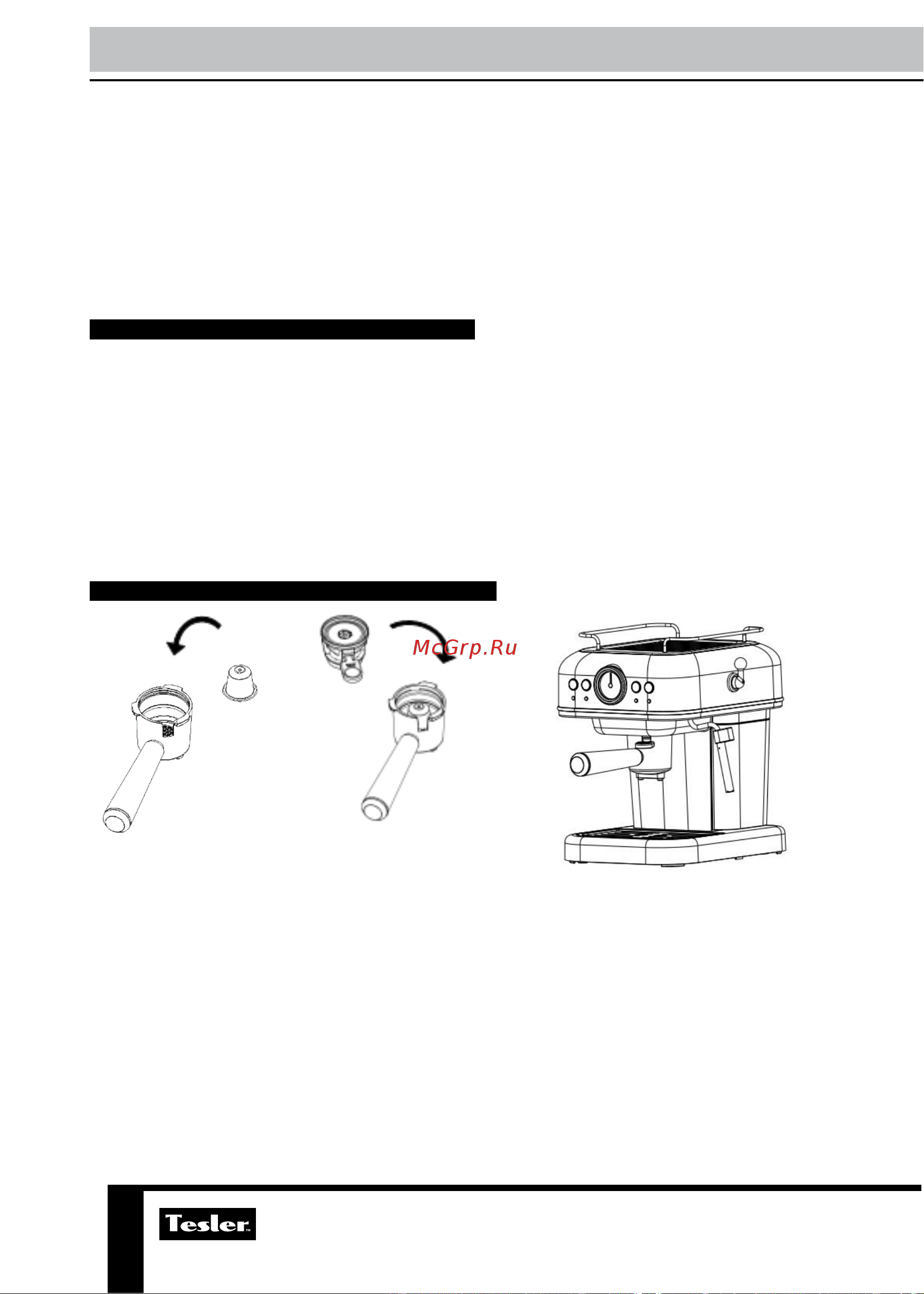 Tesler ECM-245 Grey Руководство по эксплуатации онлайн [10/18] 882096