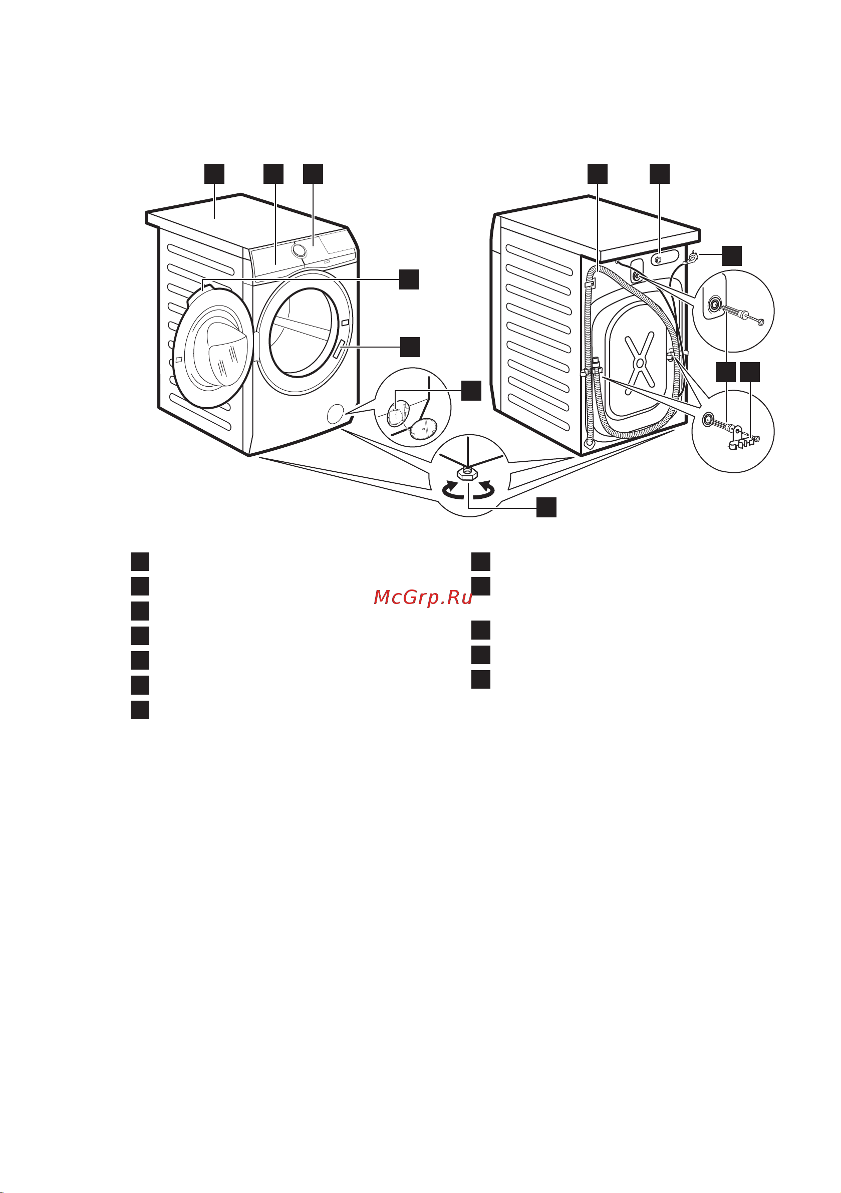 Electrolux EW7F348AW Руководство по эксплуатации онлайн [11/48] 882103