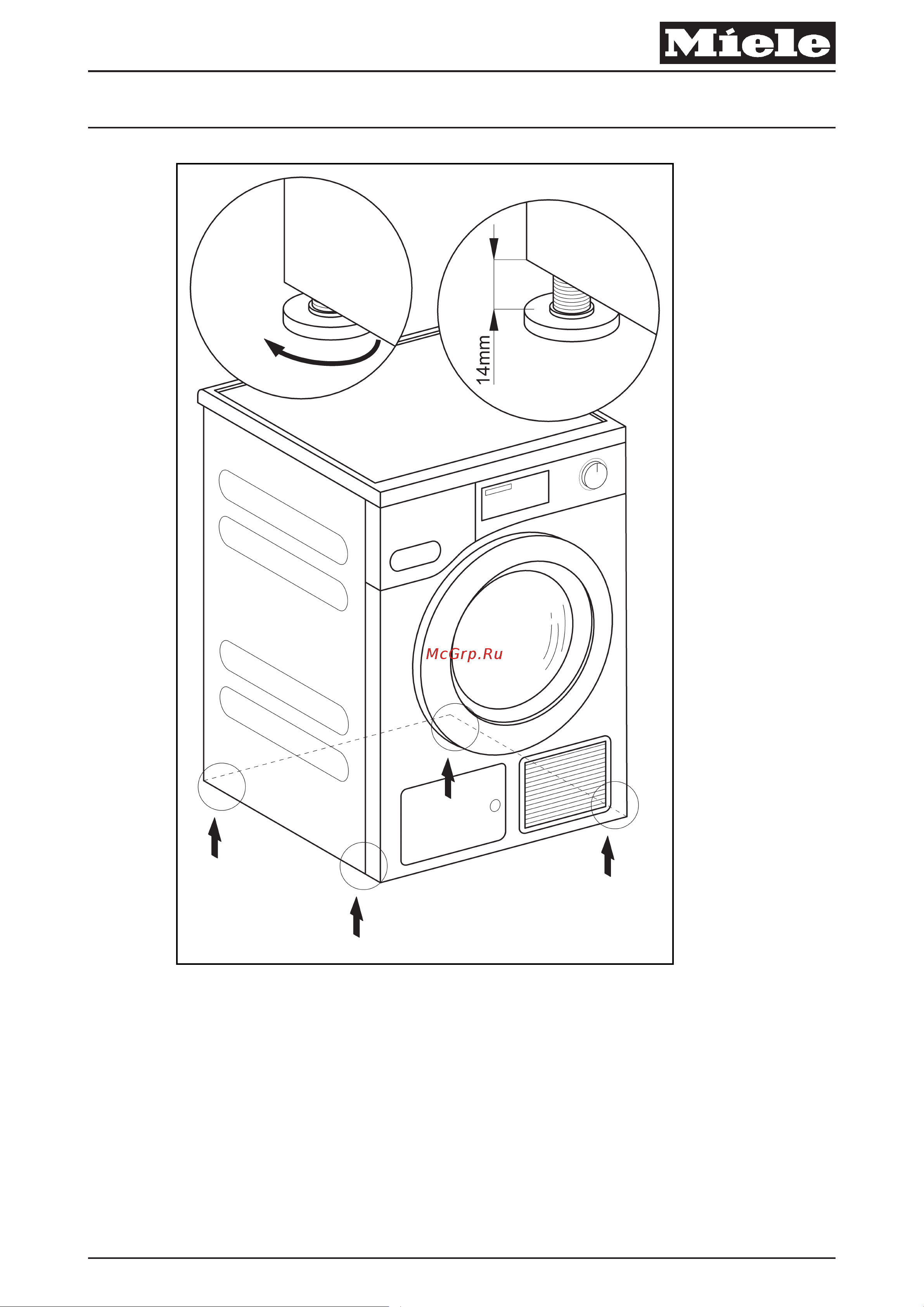 Miele WTV 501 Руководство по эксплуатации онлайн [3/14] 882135