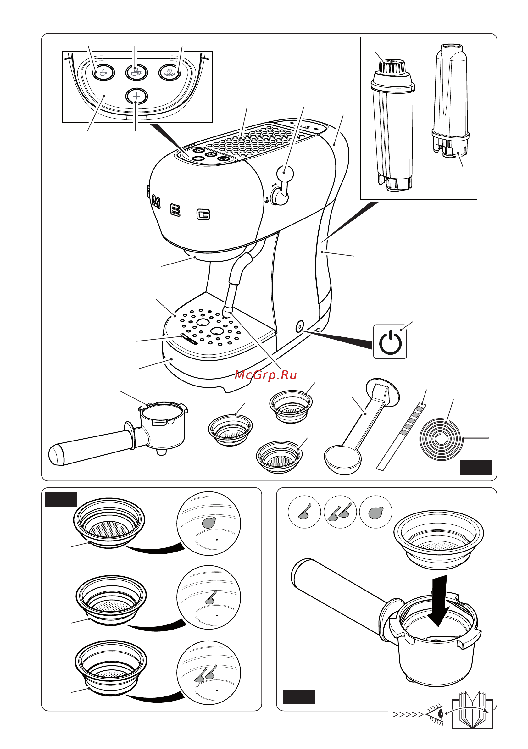 Smeg ECF02RDEU Руководство по эксплуатации онлайн [3/22] 882234