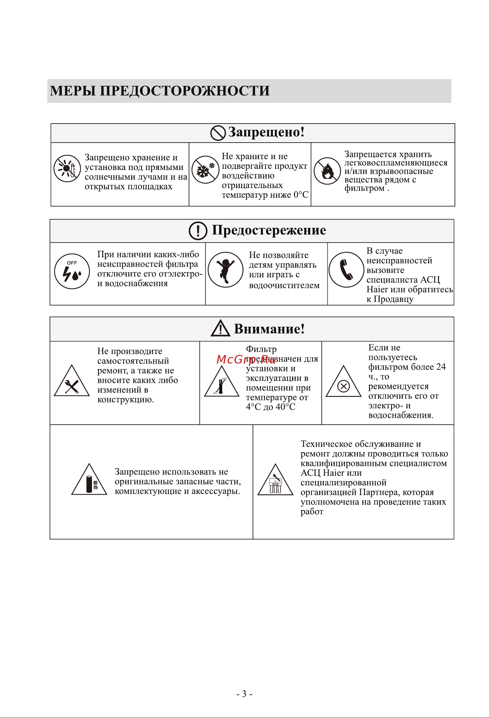 Haier HRO-600RU Руководство по эксплуатации онлайн [5/56] 882264