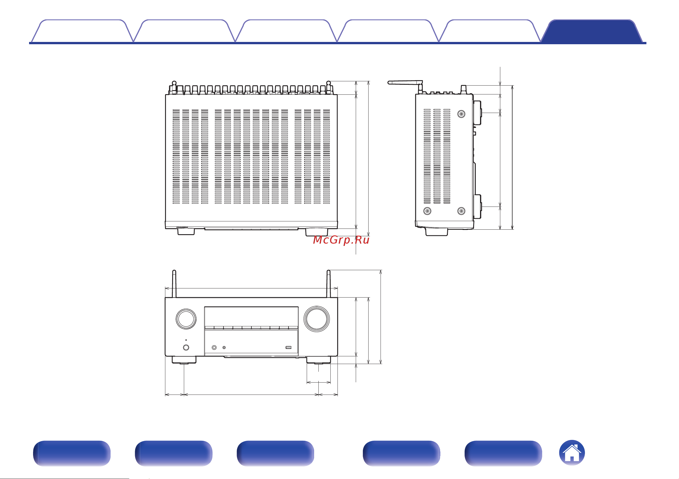 Denon AVC-X3800H Руководство по эксплуатации онлайн [316/320] 882302