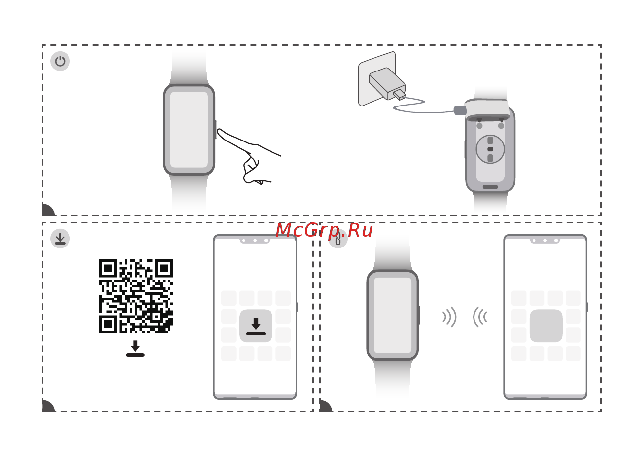Huawei Band 9 KIM-B19 Black Руководство по эксплуатации онлайн [5/44] 882358