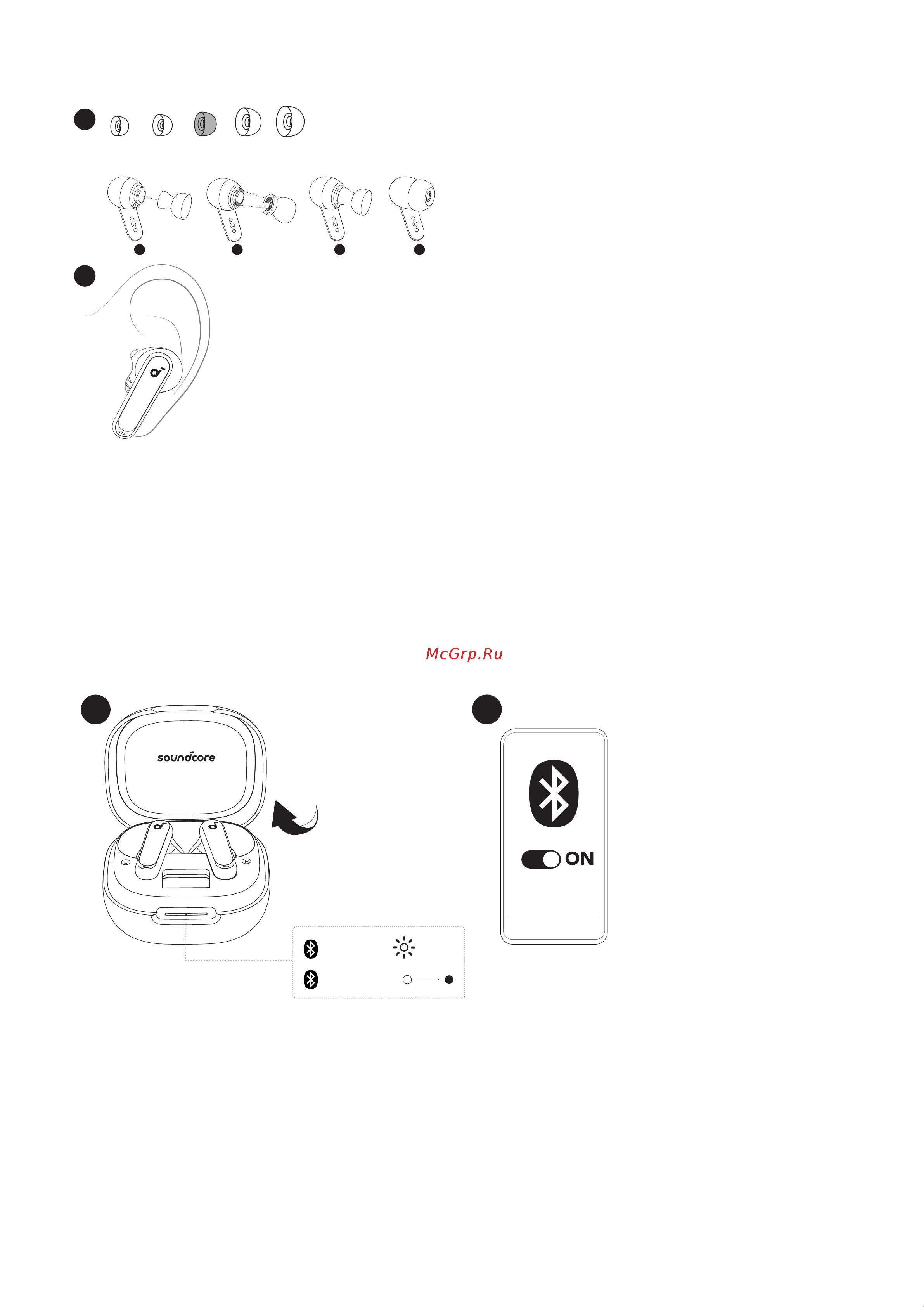 Soundcore P40i A3955 Black Руководство по эксплуатации онлайн [2/7] 882398