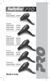 BaByliss Pro Pro Caruso BAB6510IE/6510IRE Руководство по эксплуатации