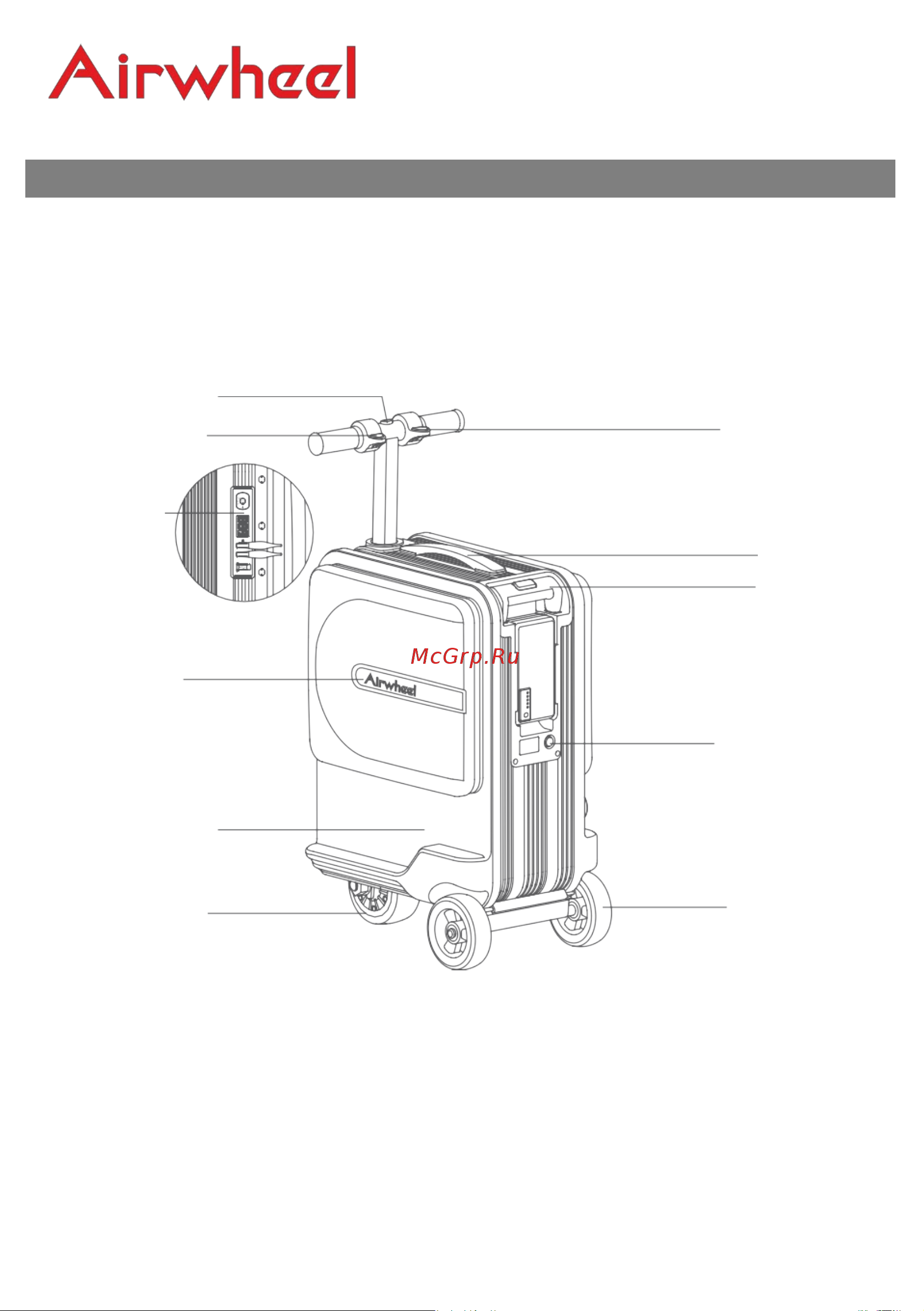 Airwheel SE3SminiT Руководство по эксплуатации онлайн [4/12] 882547