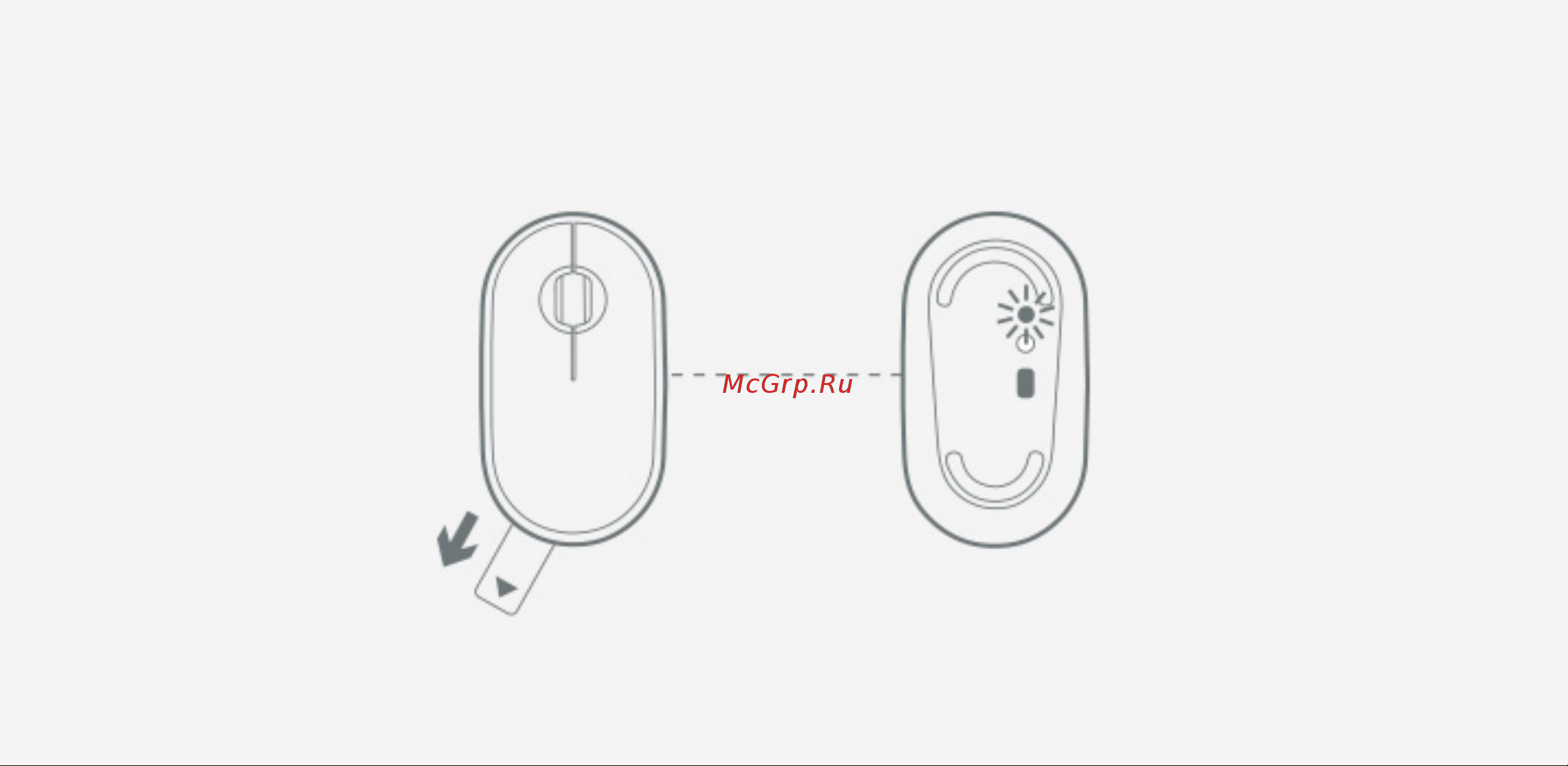 Logitech Pebble M350 Grey Руководство по эксплуатации онлайн