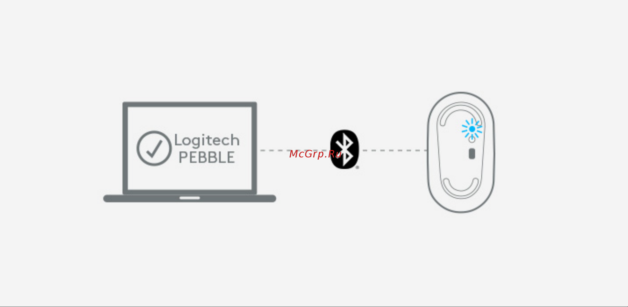 Logitech Pebble M350 Grey Руководство по эксплуатации онлайн [2/5] 889038