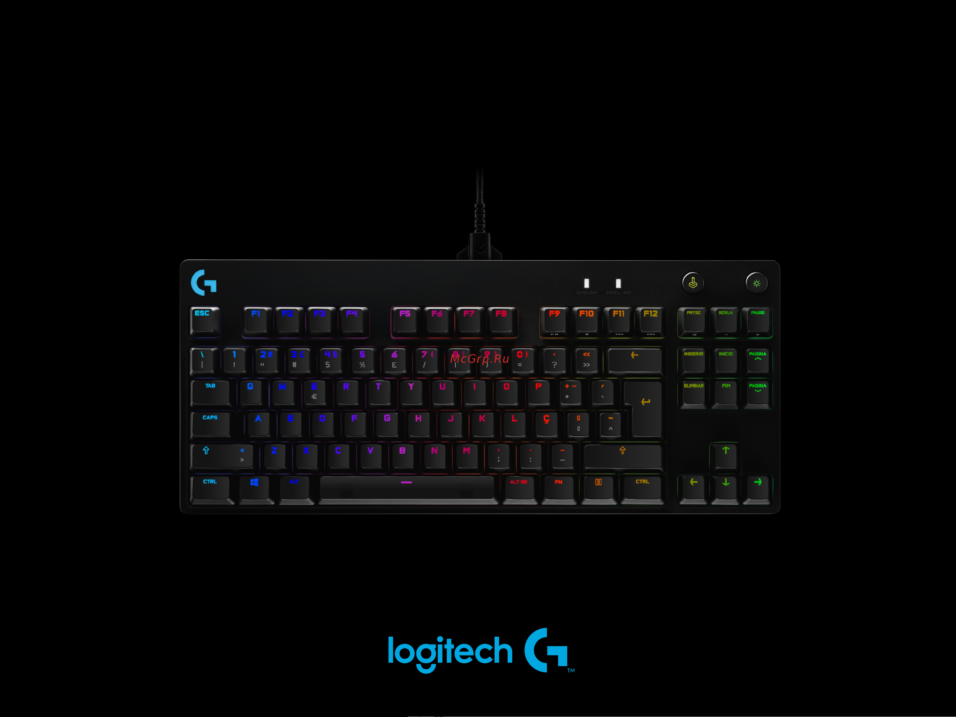 Logitech G PRO Black Руководство по эксплуатации онлайн