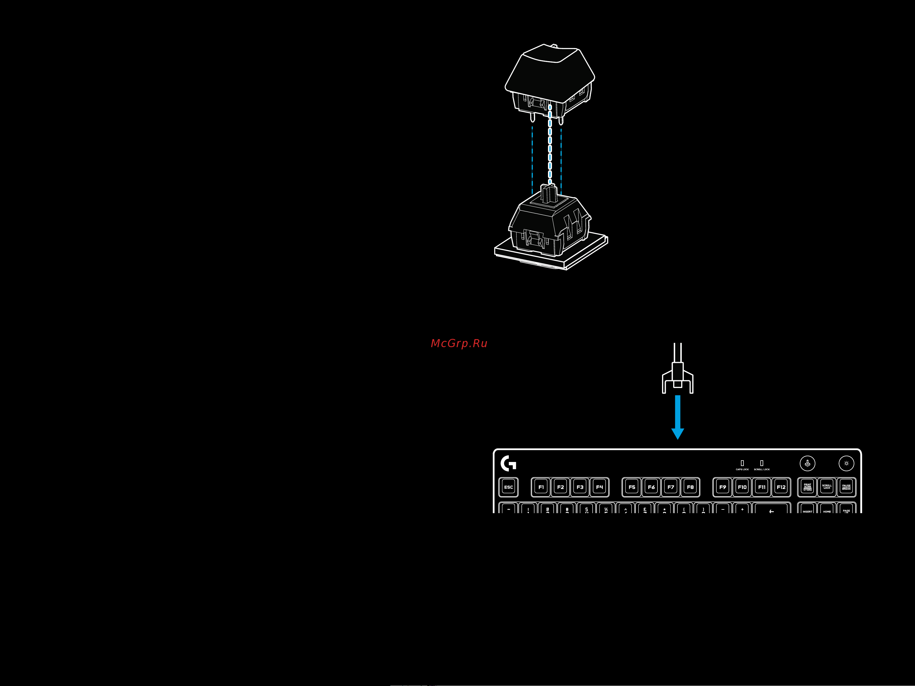 Logitech G PRO Black Руководство по эксплуатации онлайн [5/66] 882684